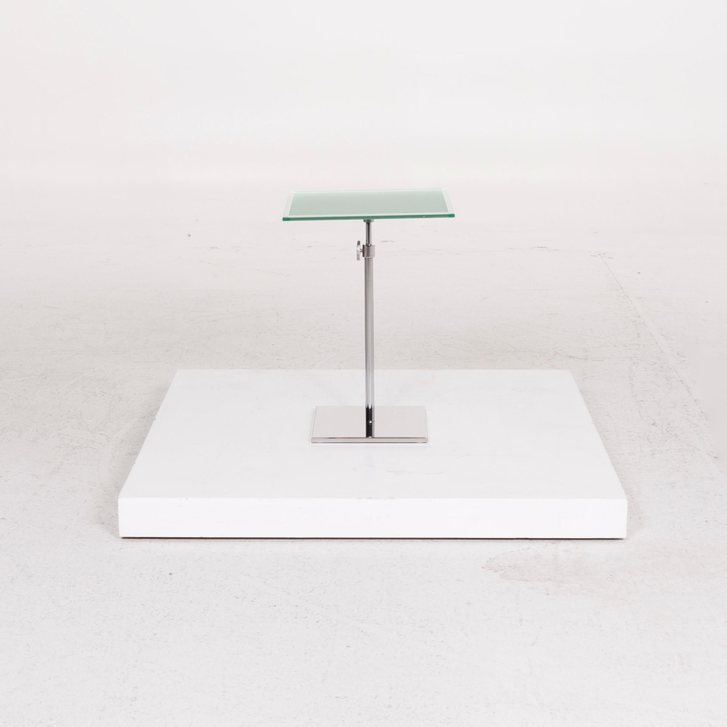 Who's Perfect Glass Side Table Coffee Table Silver Table 1