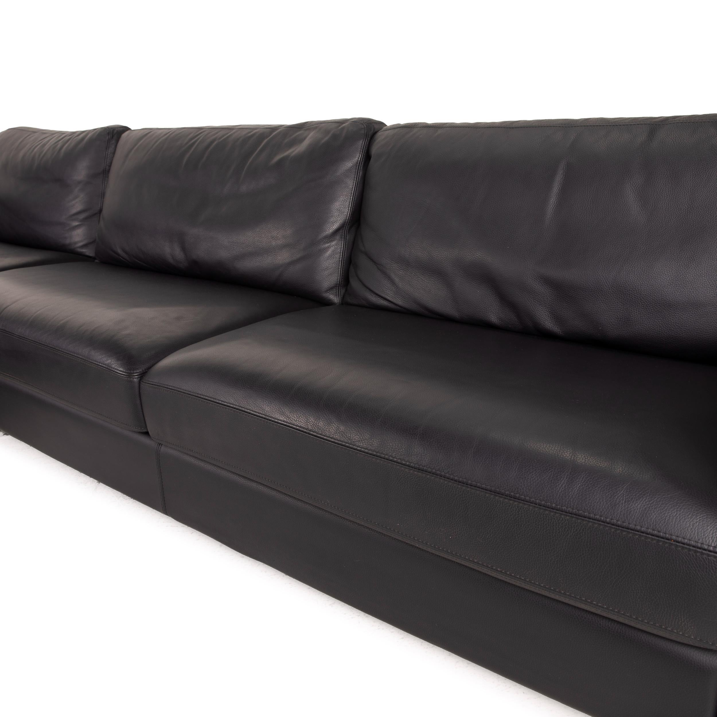 black leather sofa sale