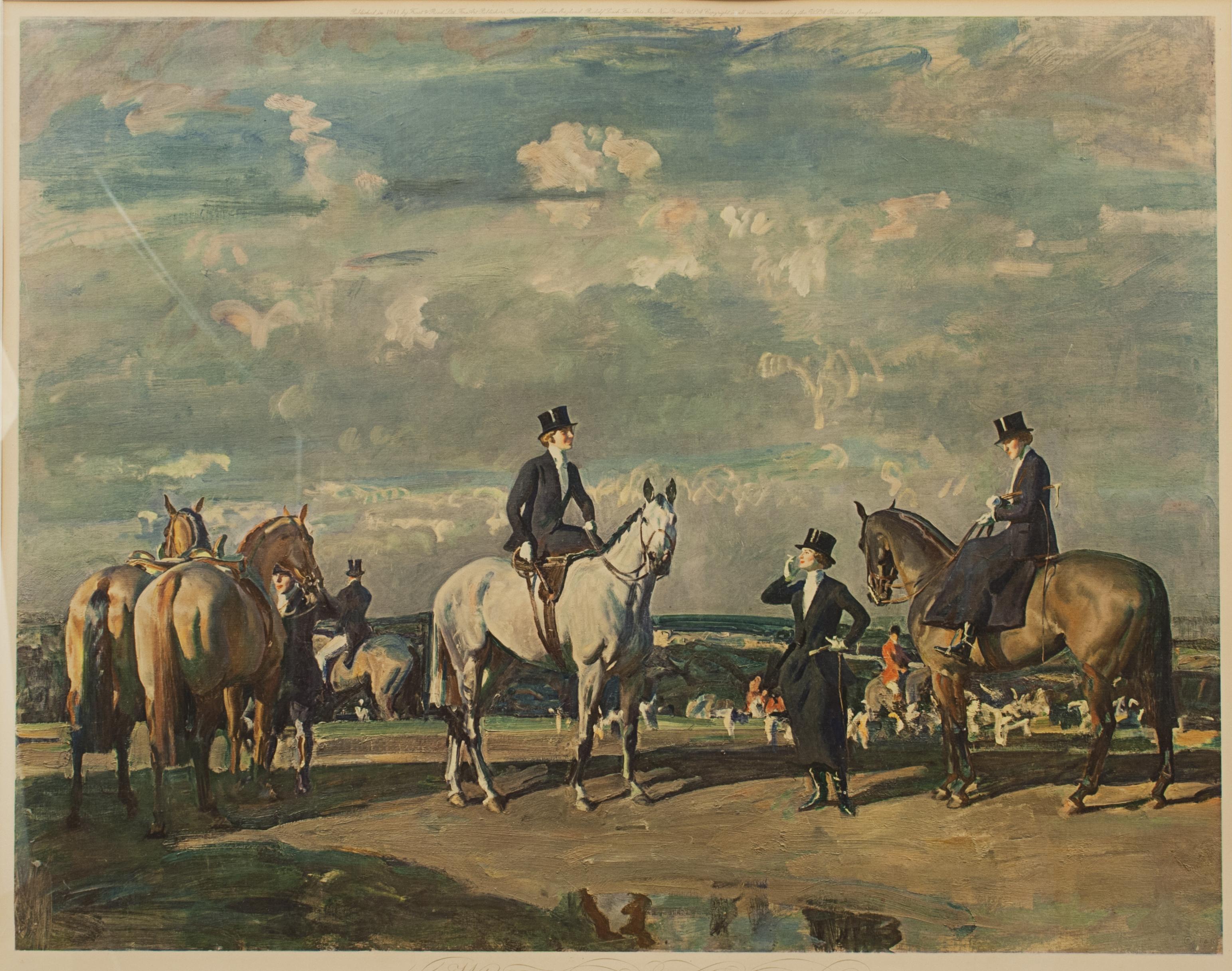 Sporting Art Why Weren't You Out Yesterday? by Alfred Munnings