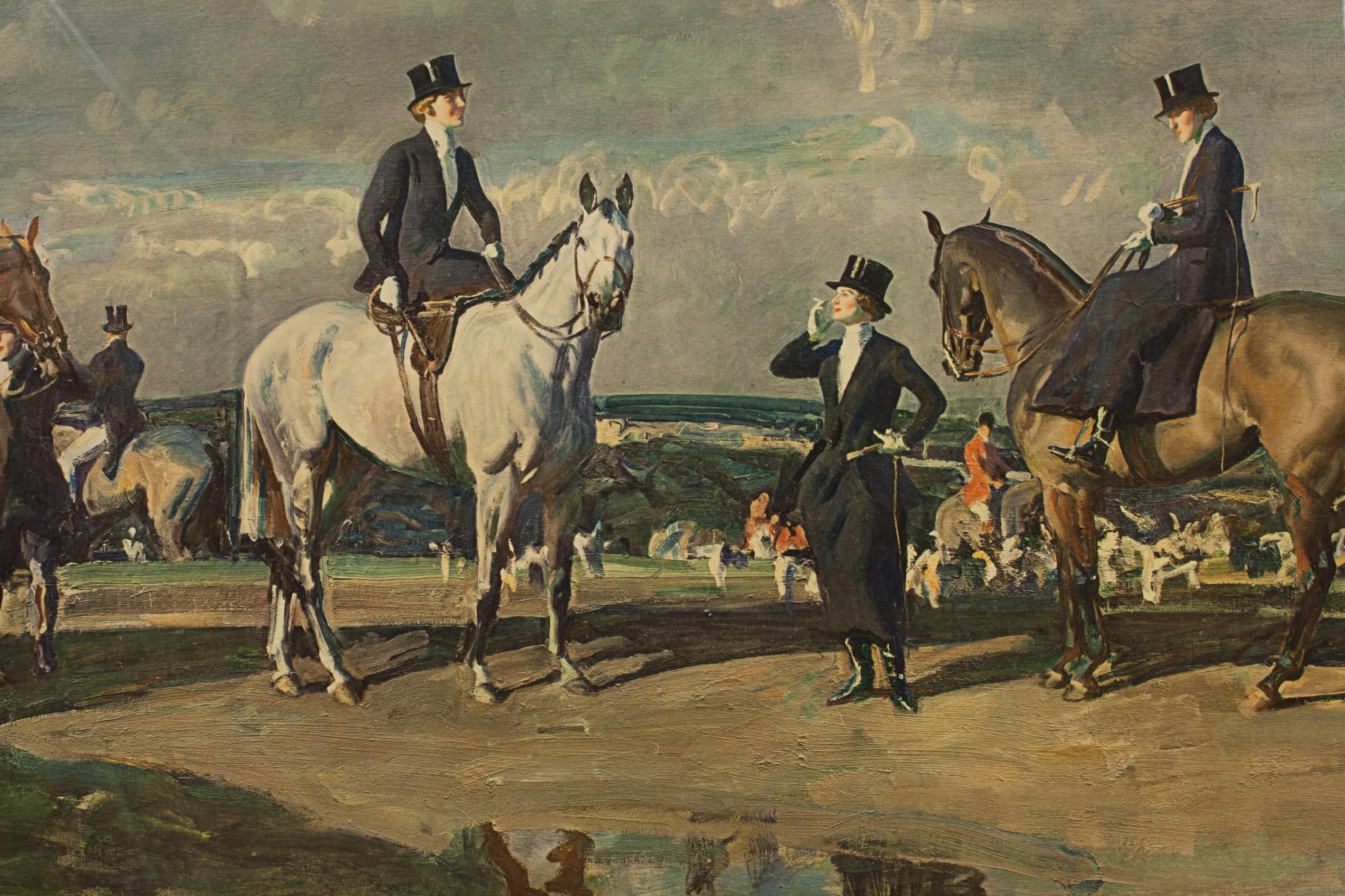 Why Weren't You Out Yesterday? by Alfred Munnings In Good Condition In Oxfordshire, GB