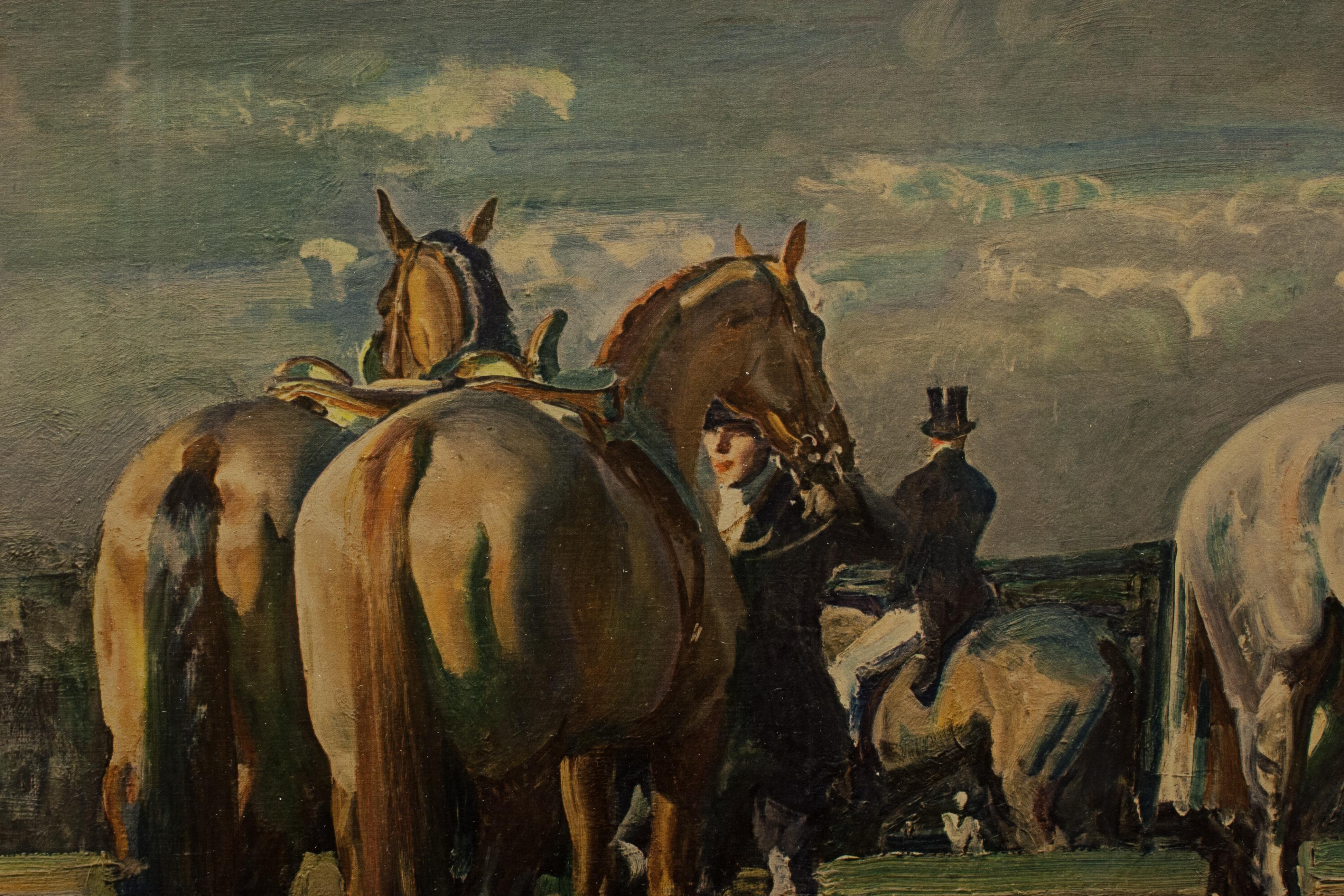 Paper Why Weren't You Out Yesterday? by Alfred Munnings