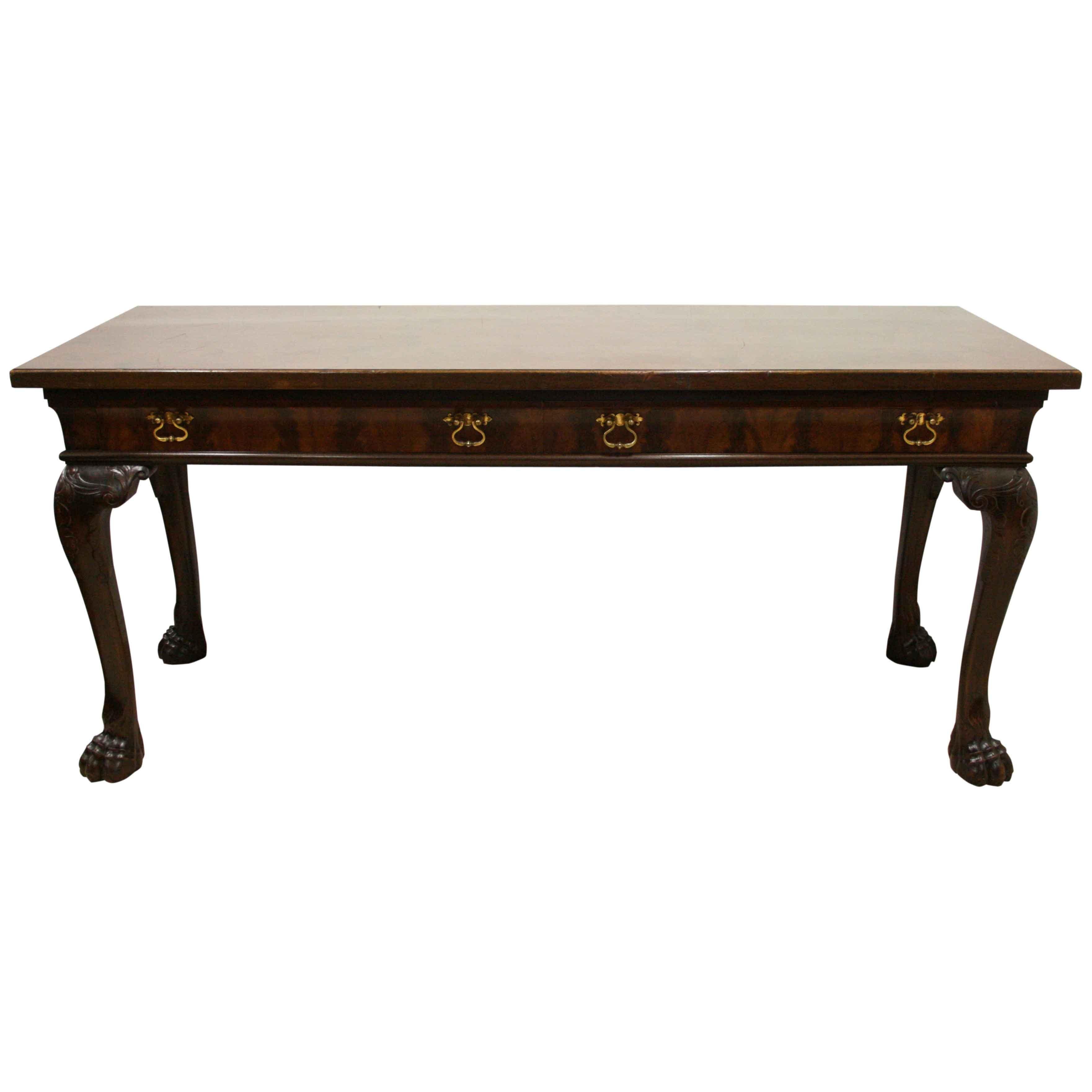 Whytock & Reid Mahogany Serving Table or Hall Table For Sale