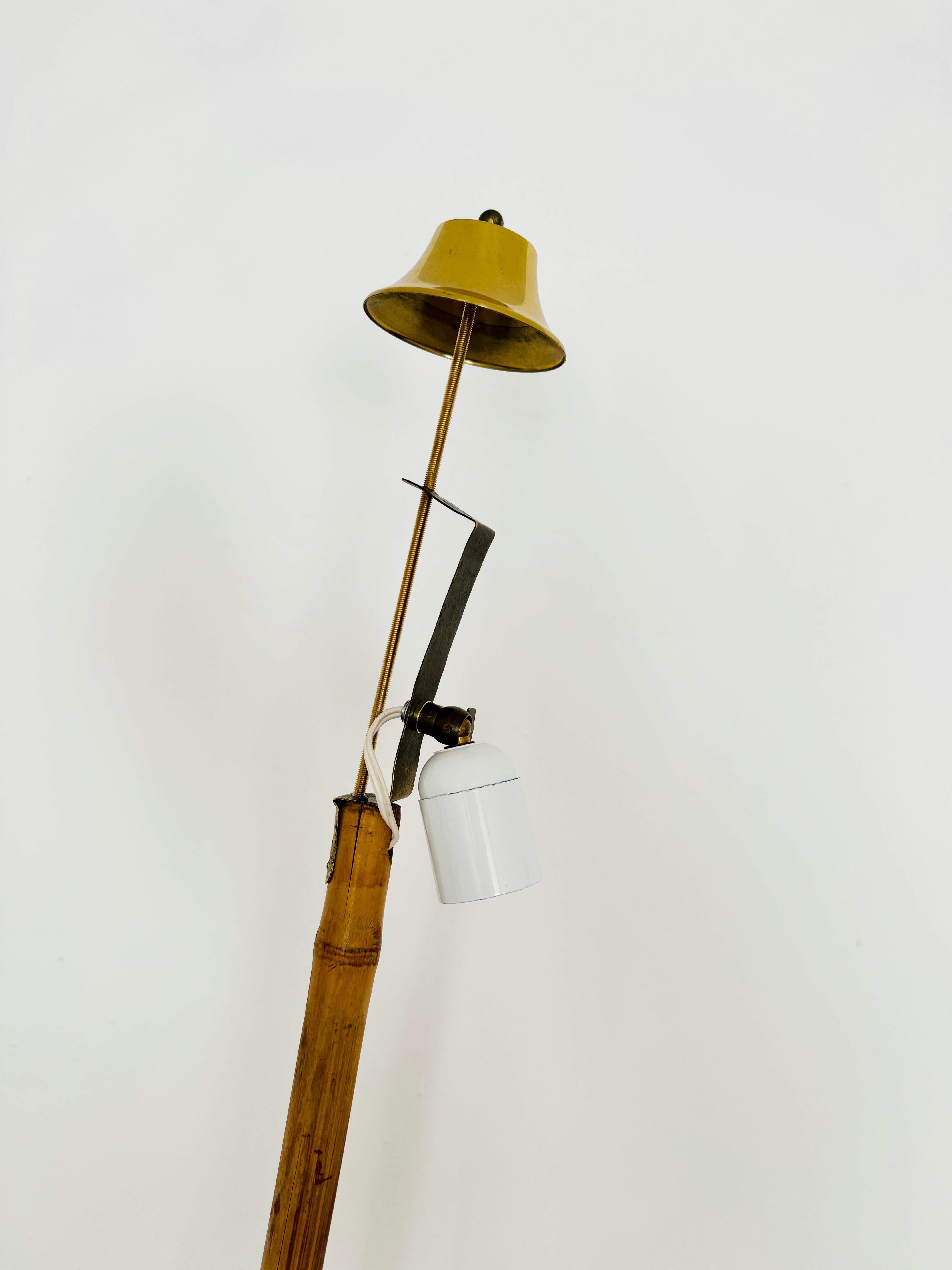 Lampada da terra in vimini e bambù di Rupert Nikoll in vendita 9