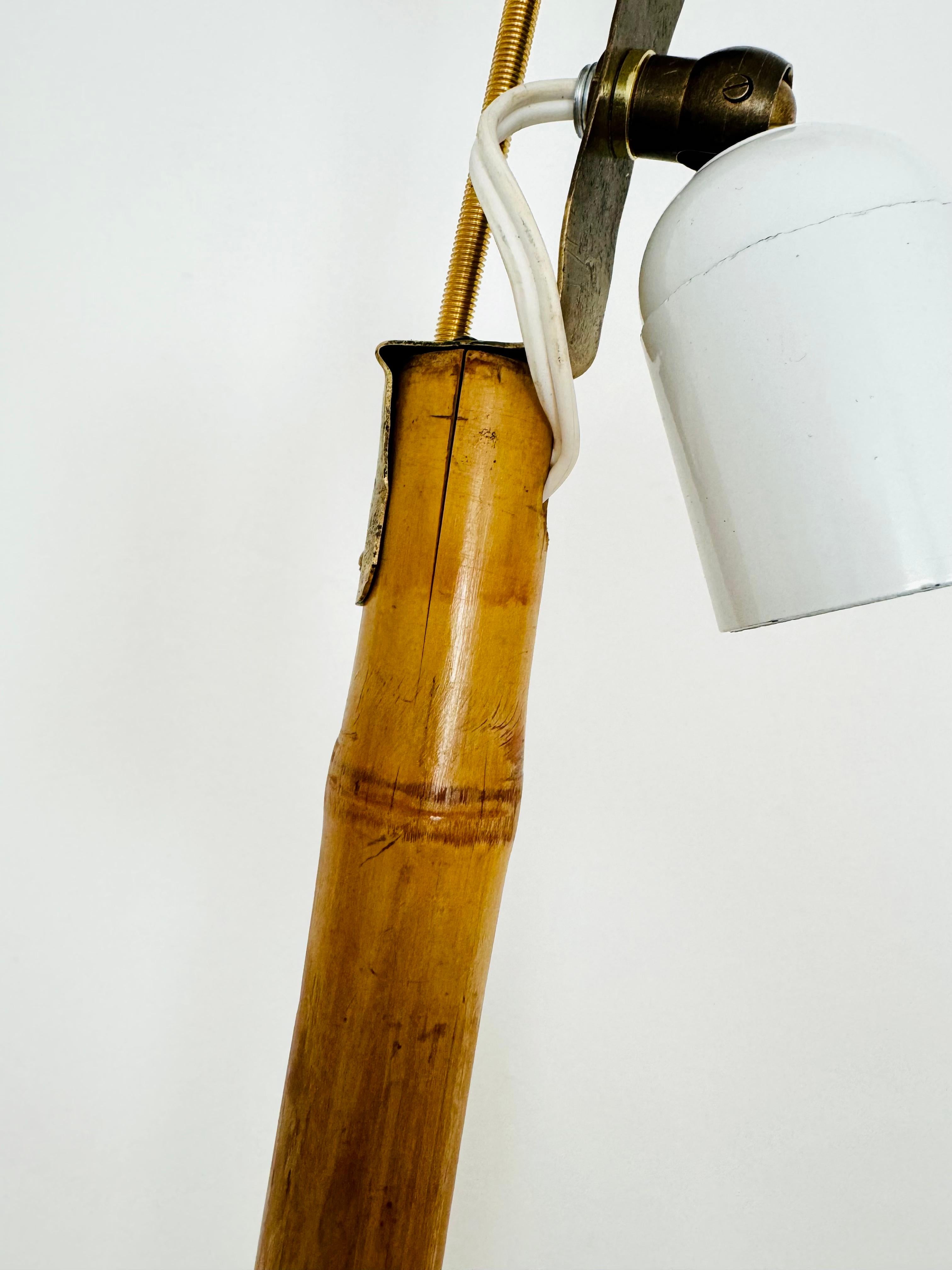 Lampada da terra in vimini e bambù di Rupert Nikoll in vendita 10