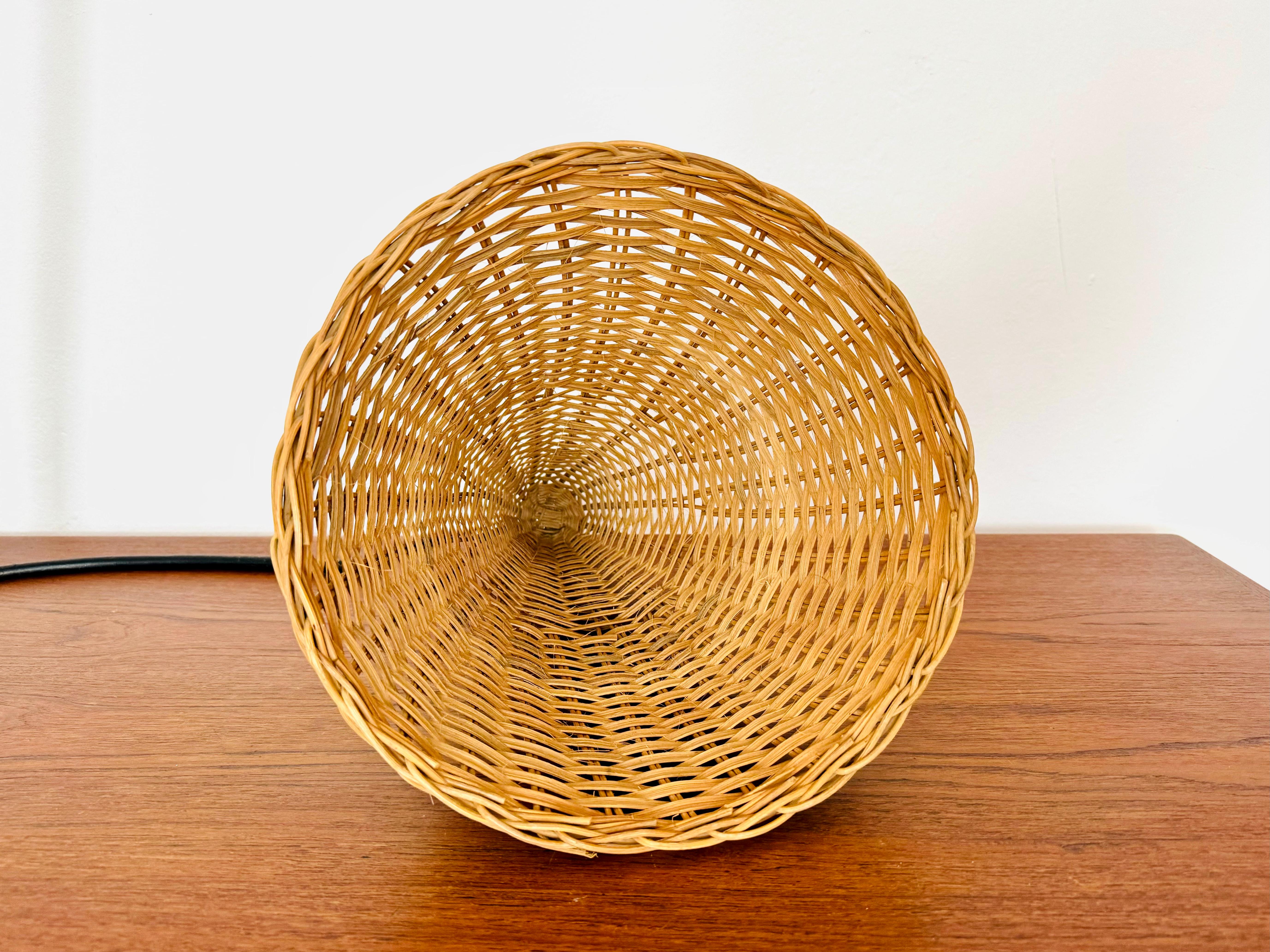Lampada da terra in vimini e bambù di Rupert Nikoll in vendita 12