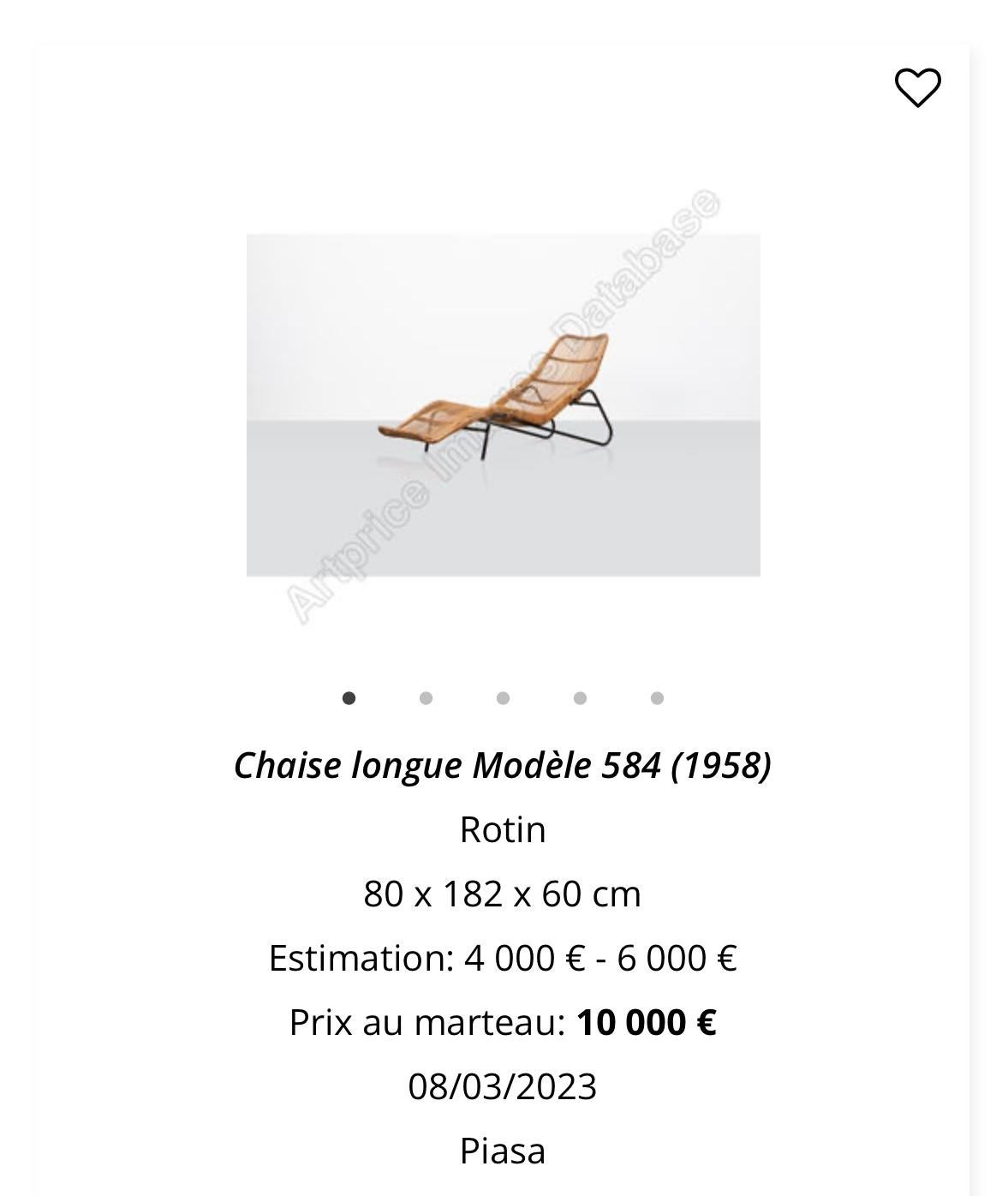 Wicker and metal  Lounge Chair by Dirk Van Sliedrecht Mid modern century  For Sale 6