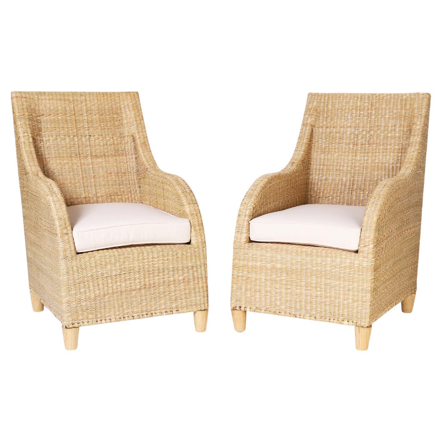 Wicker Armchairs from the FS Flores Collection, Priced Individually For Sale