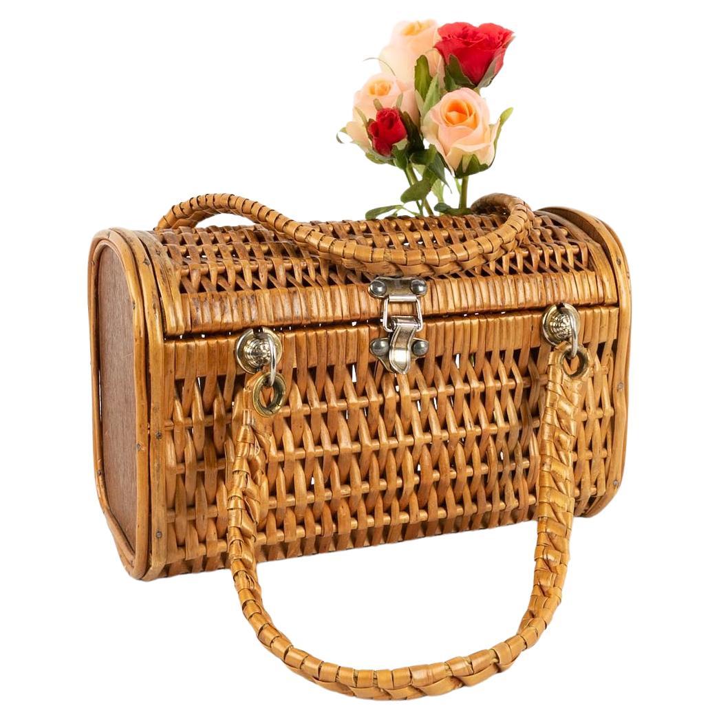 Wicker bag For Sale