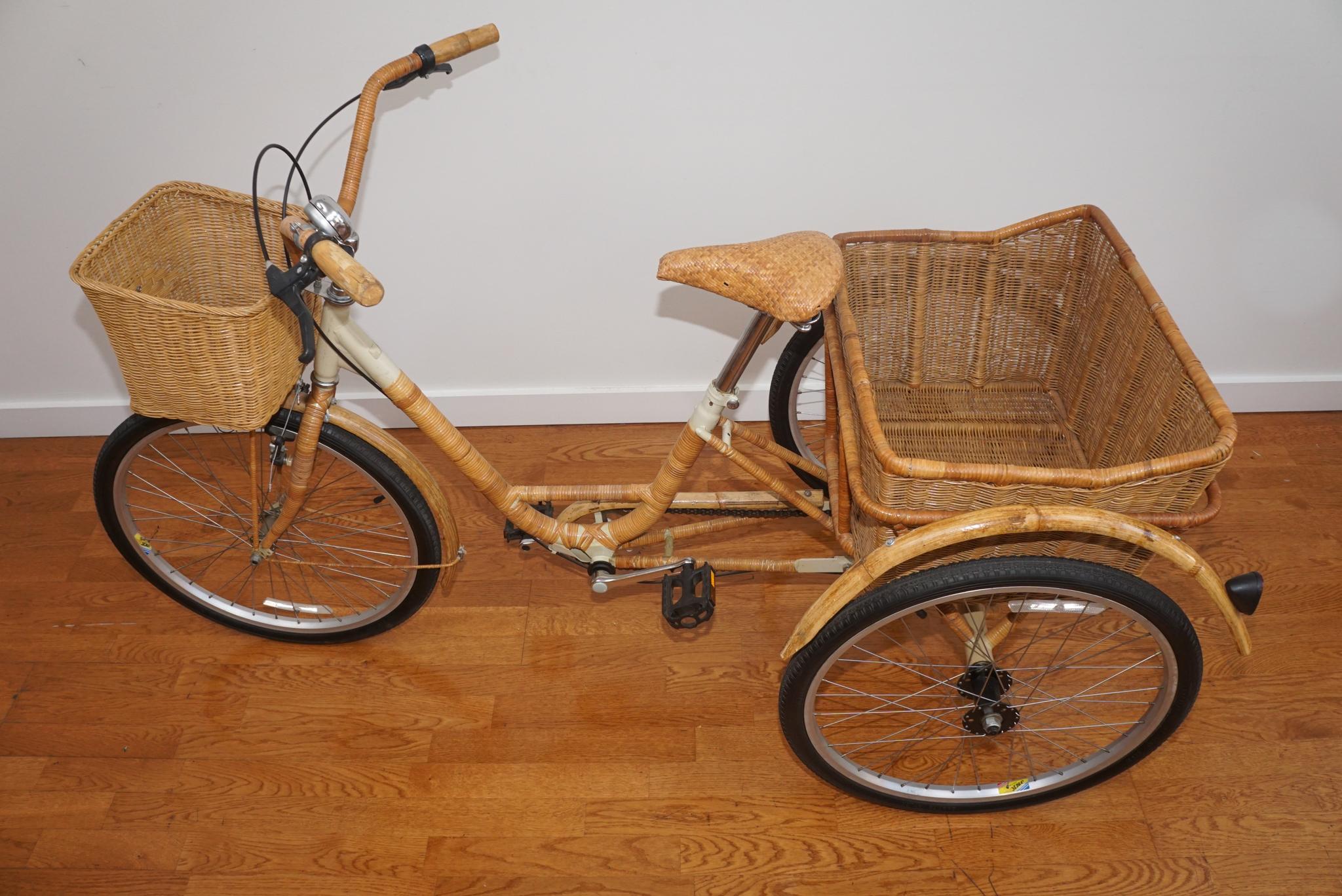 American Wicker & Bamboo Adult Tricycle For Sale