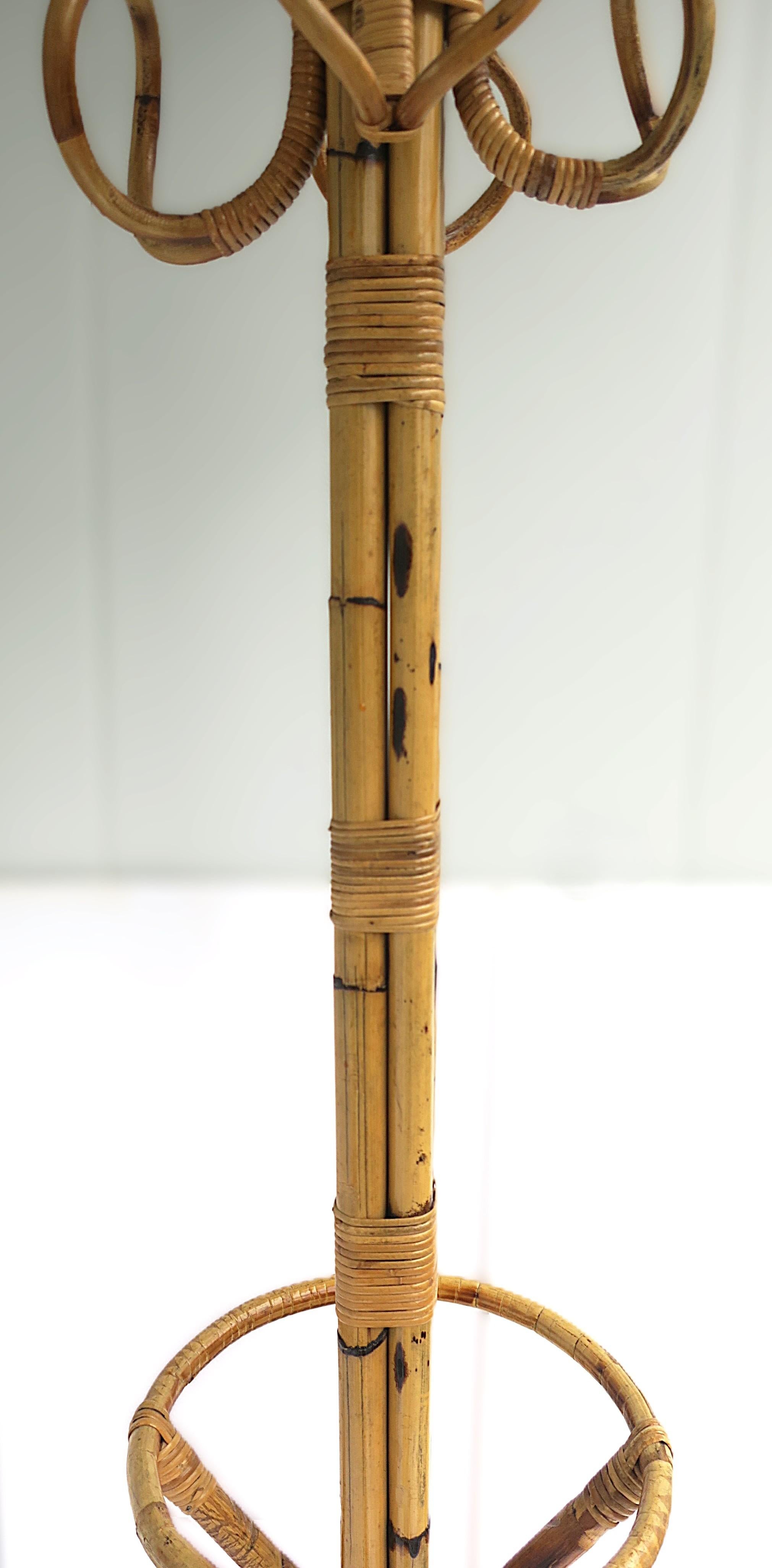 Garderobenständer aus Weidenbambus im Angebot 2