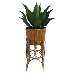 Wicker Bambus Pflanze Stand Halter Cachepot