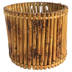 Vaso portavaso in vimini di bambù, 2 disponibili