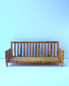 Wicker Bamboo Wall Shelf