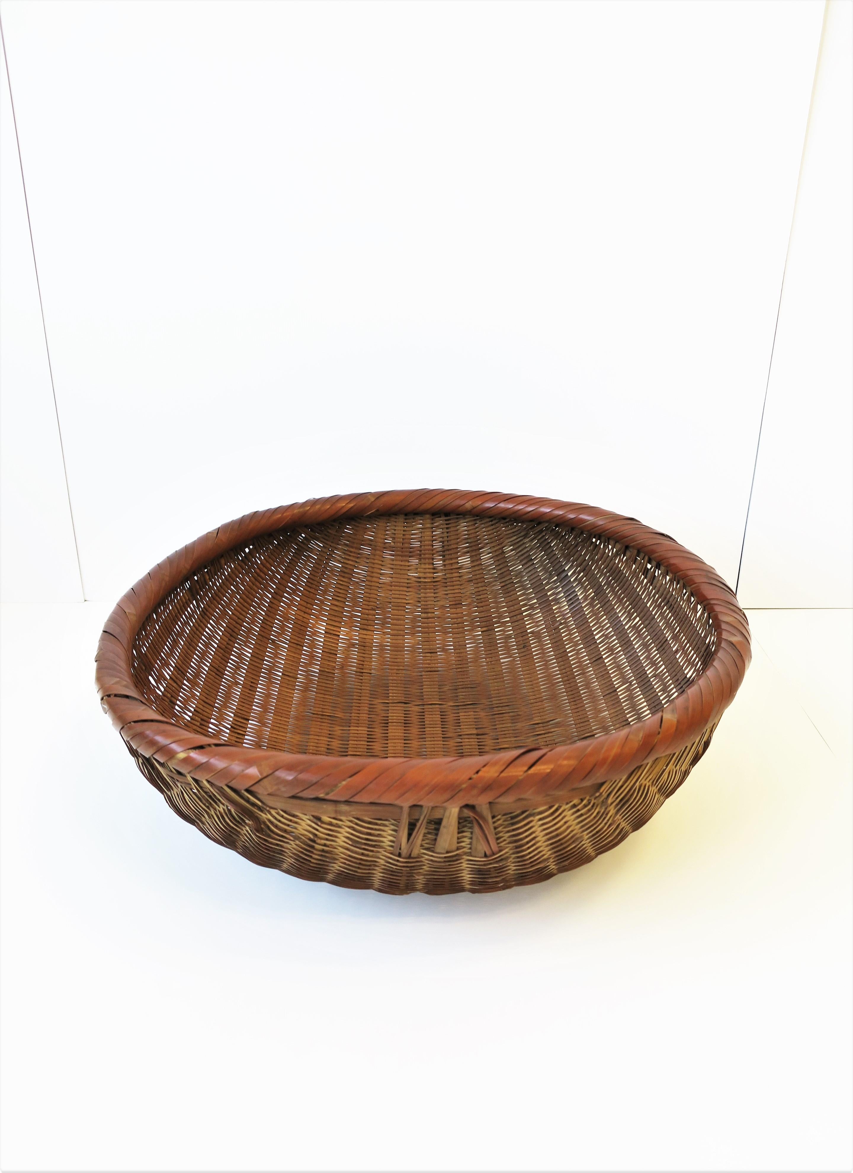 Wicker Gathering Basket or Centerpiece 5
