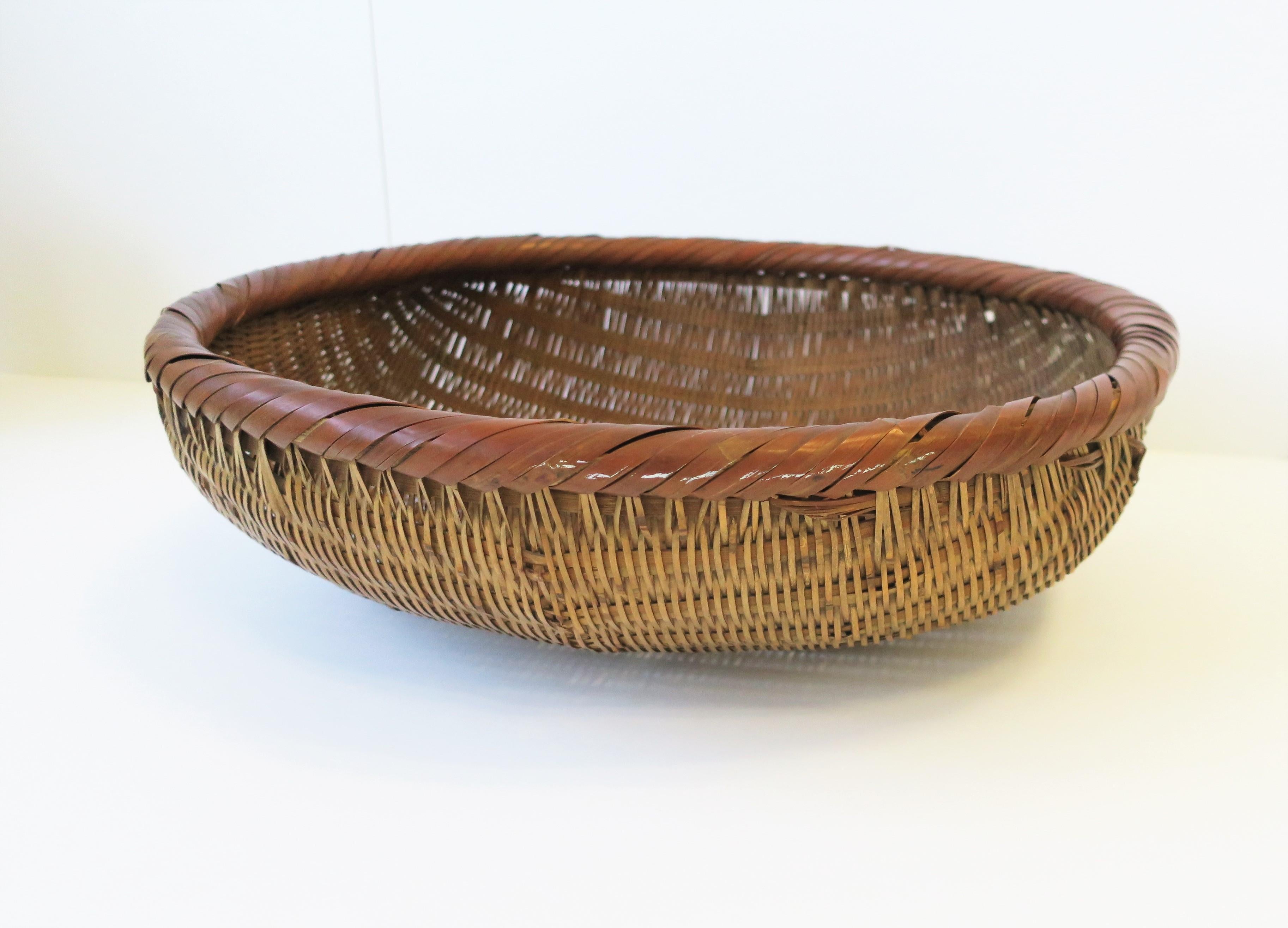 Wicker Gathering Basket or Centerpiece 6