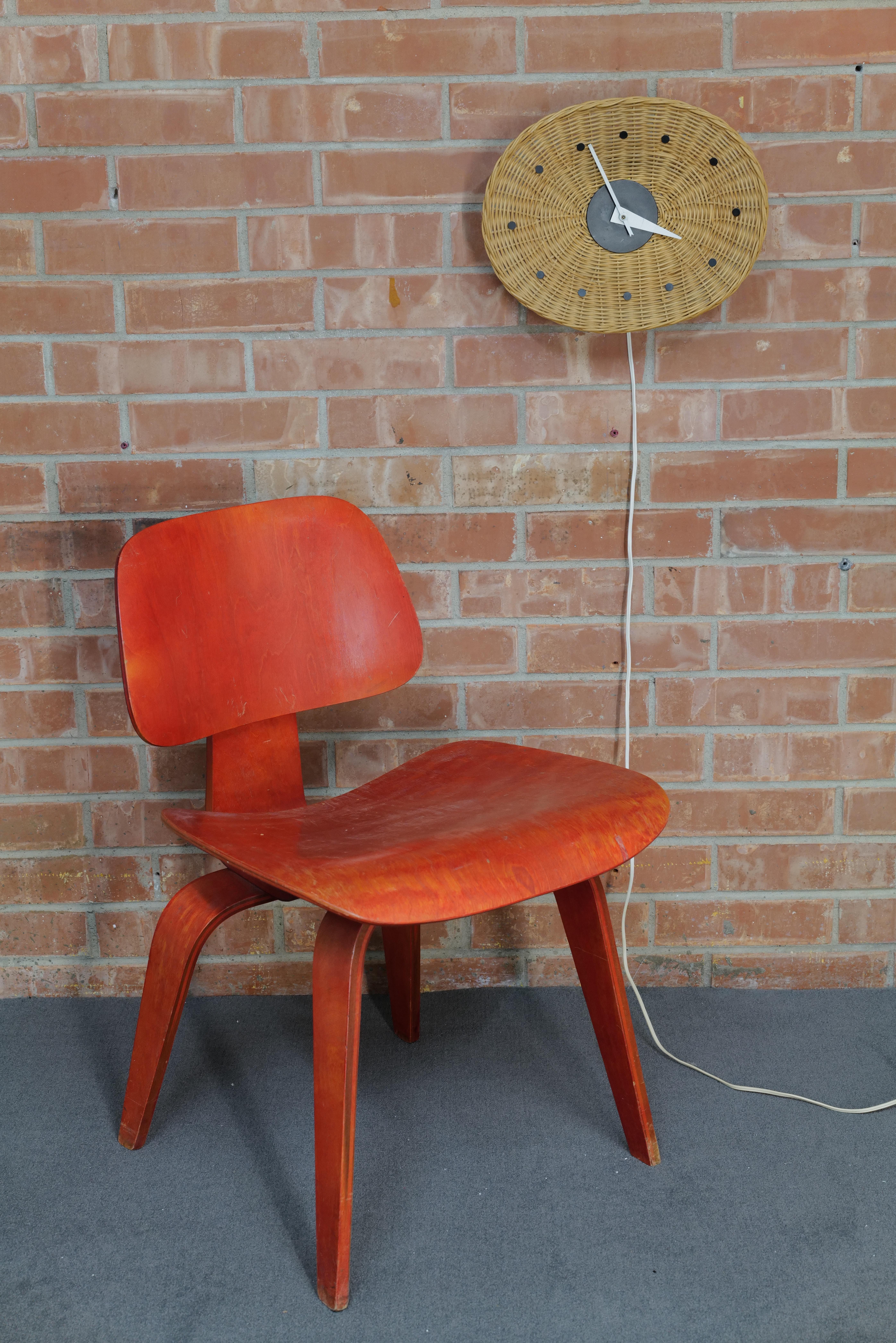 Wicker Basket Clock by George Nelson for Howard Miller For Sale 2
