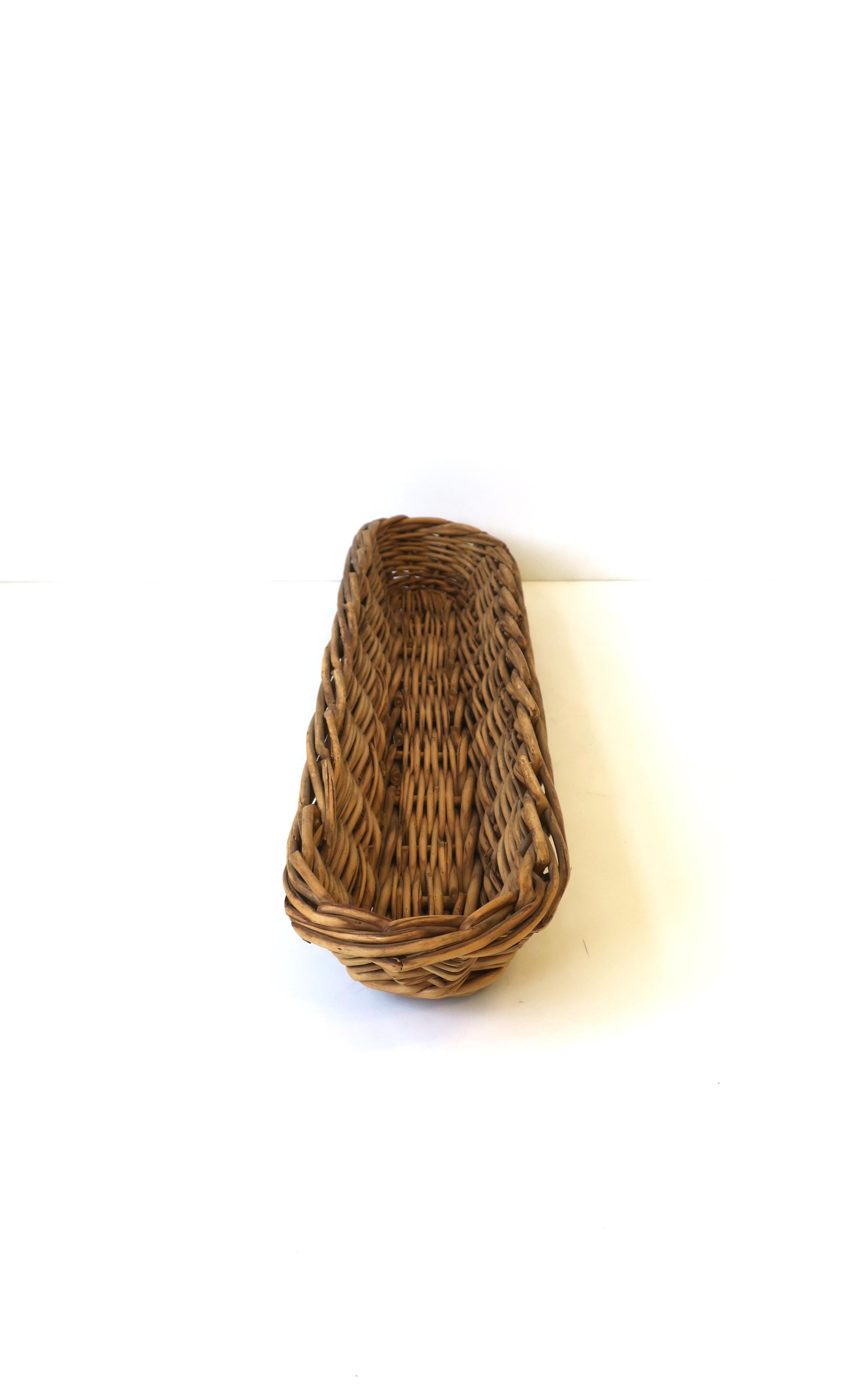 American Classical Wicker Basket For Sale