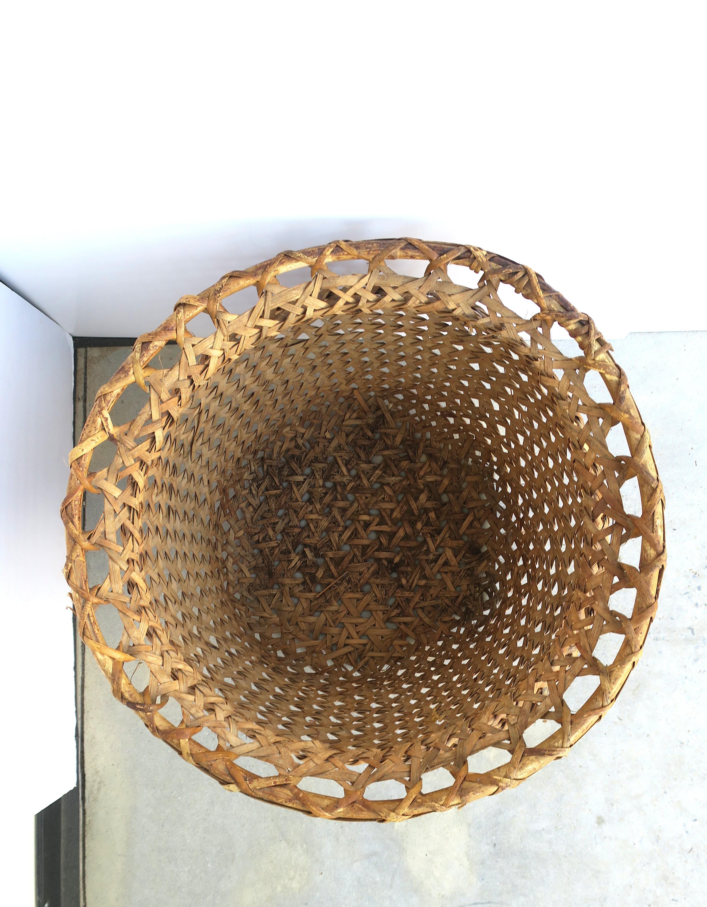 Wicker Basket Plant Cachepot im Angebot 4