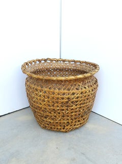 Wicker Basket Planter Plant Pot Holder Cachepot