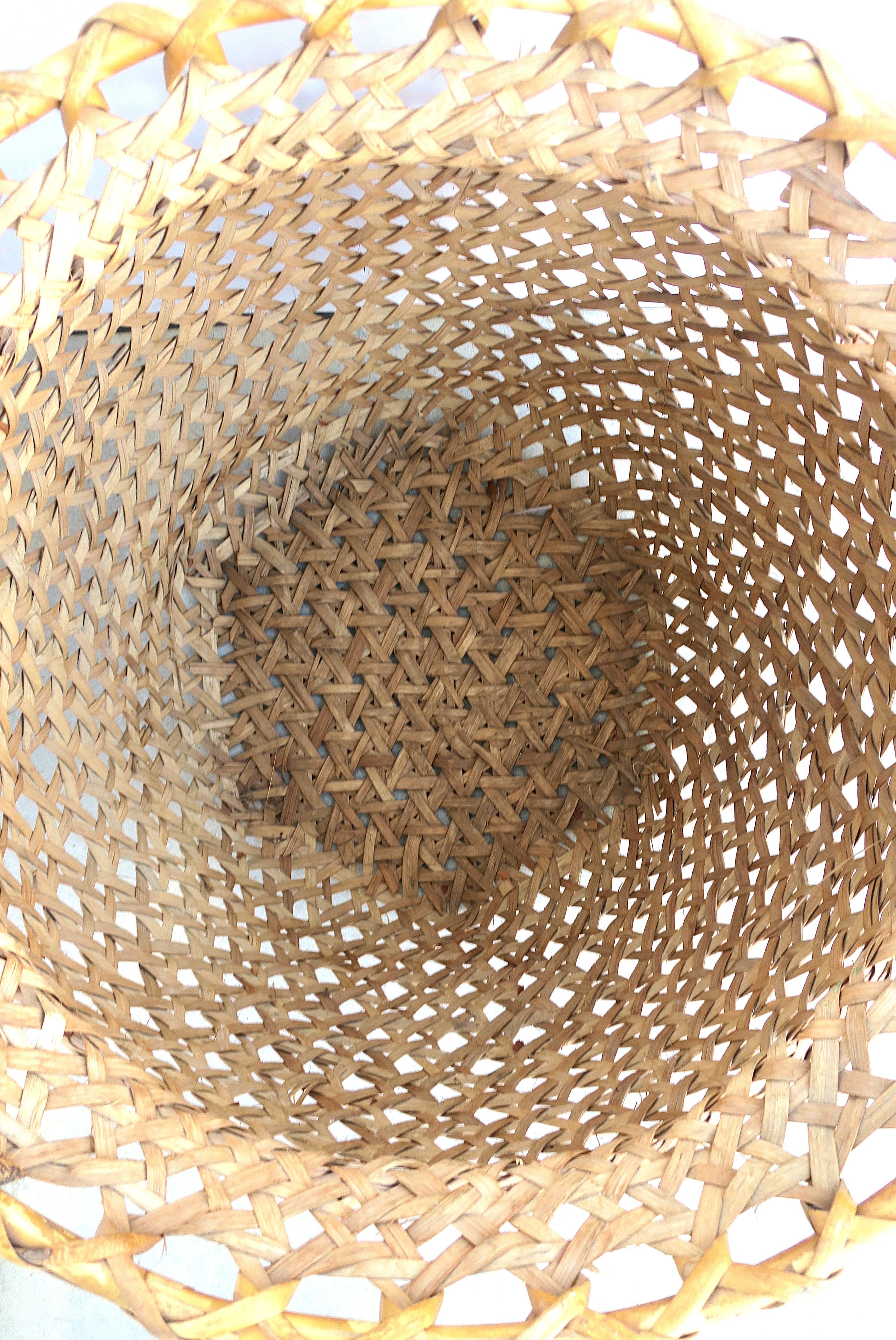 Wicker Basket Plant Cachepot im Angebot 2