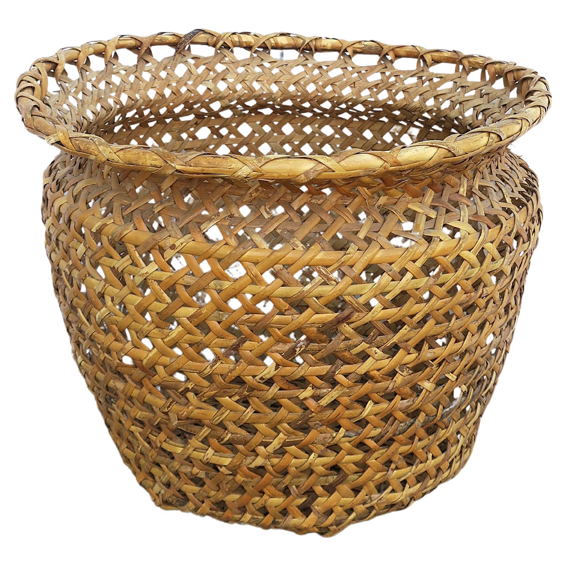 Wicker Basket Plant Cachepot