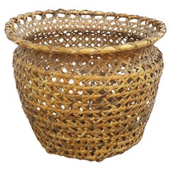 Wicker Basket Plant Cachepot
