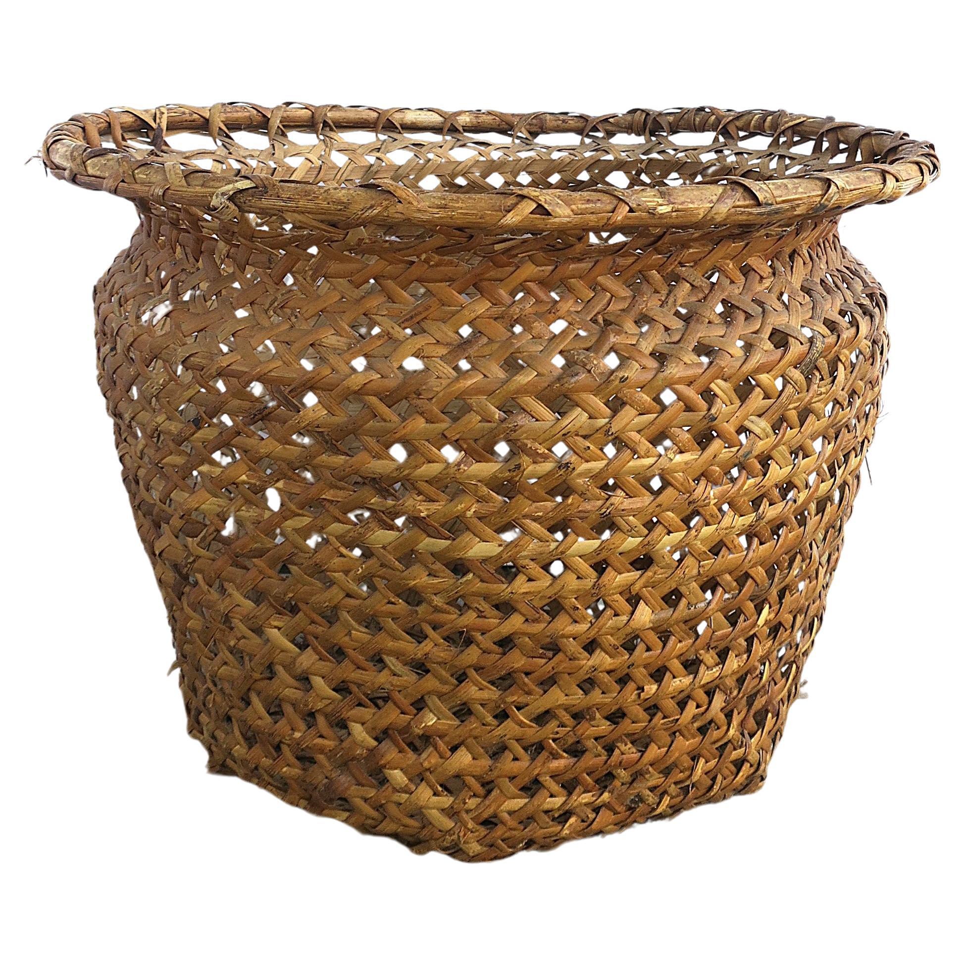 Wicker Basket Plant Cachepot