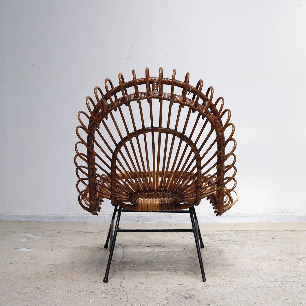 French Wicker Basketware Lounge Chair by Janine Abraham and Dirk Jan Rol-2