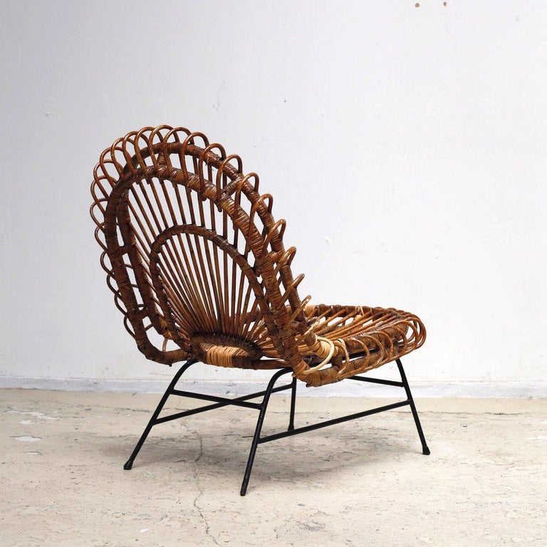 Wicker Basketware Lounge Chair by Janine Abraham and Dirk Jan Rol-2 In Good Condition For Sale In Tokyo, JP