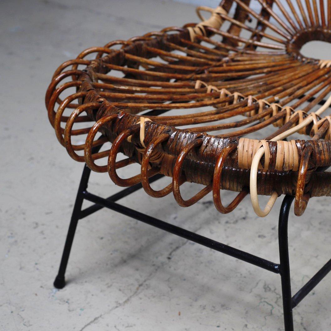 Rattan Wicker Basketware Lounge Chair by Janine Abraham and Dirk Jan Rol-2