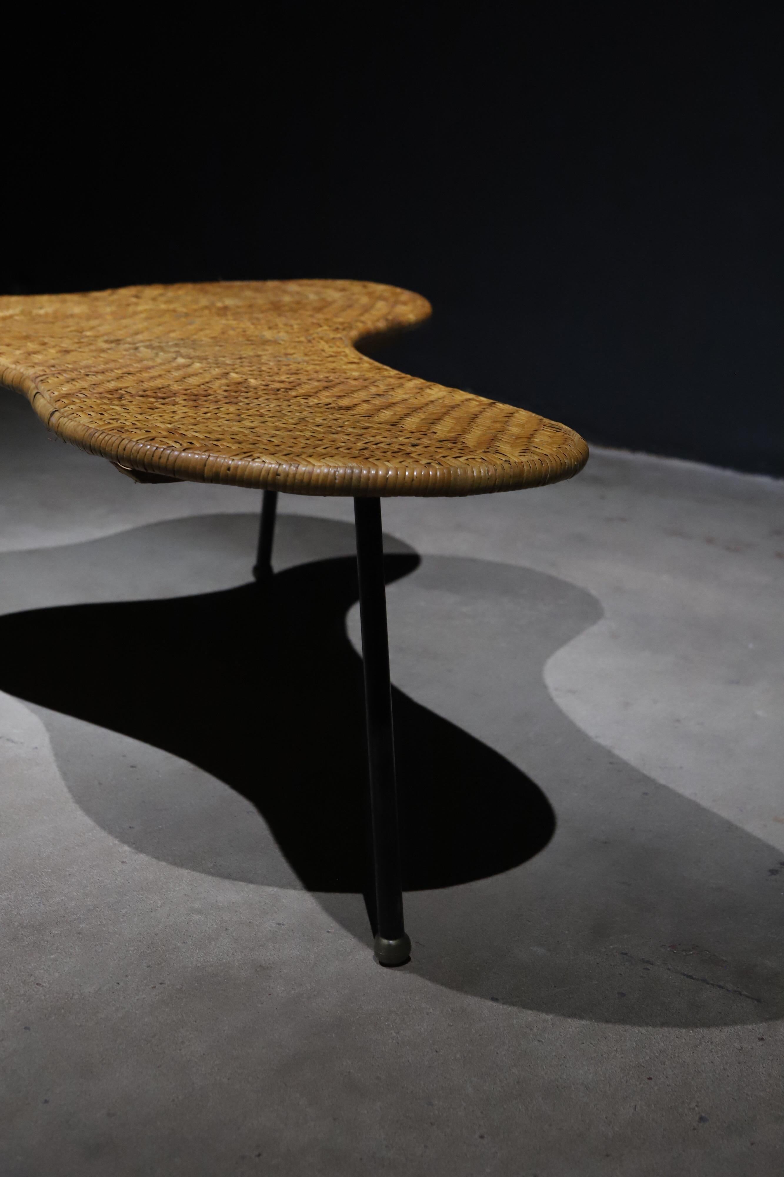 Wicker Biomorphic Cocktail Table 6