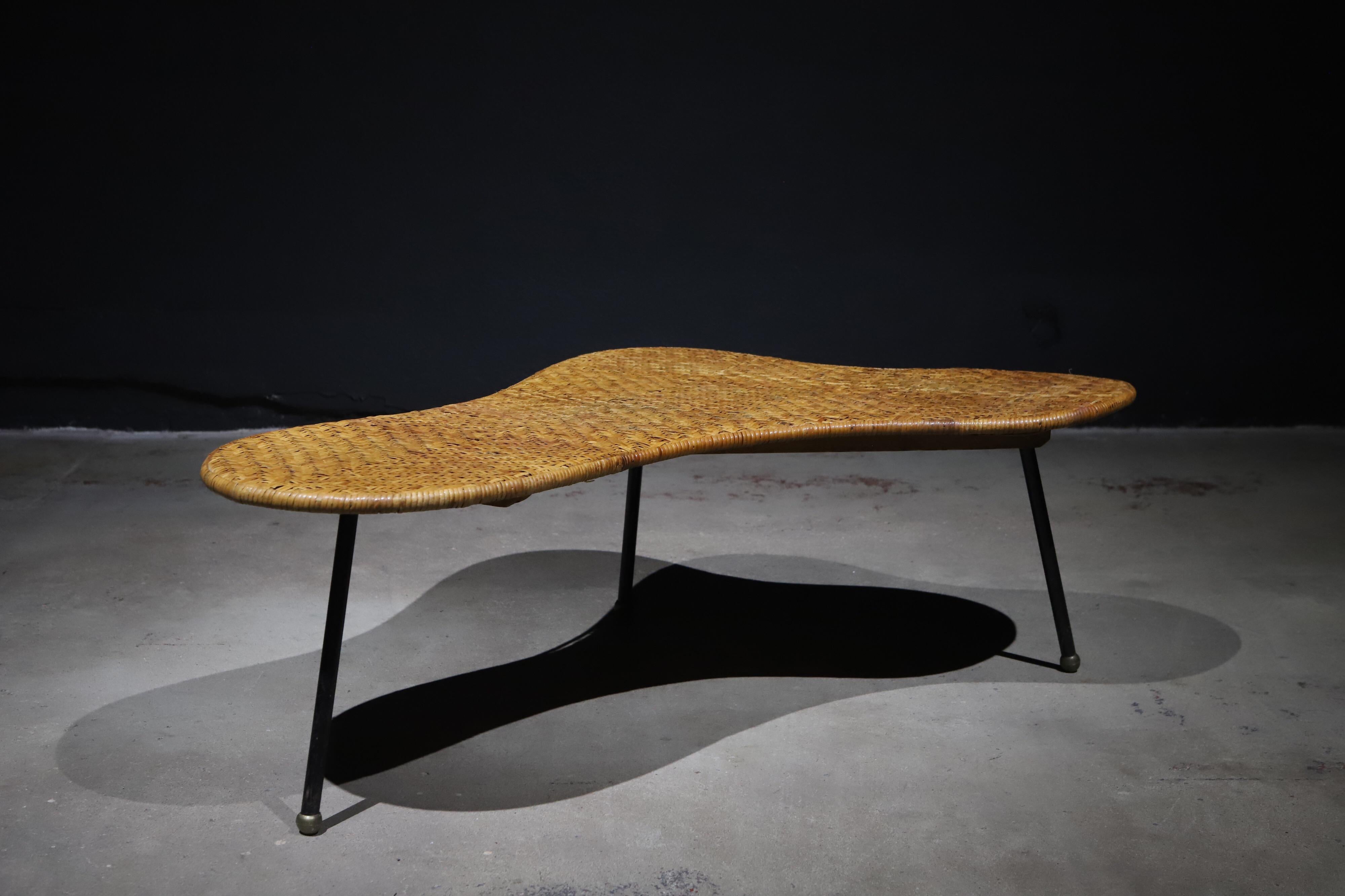 Wicker Biomorphic Cocktail Table 7