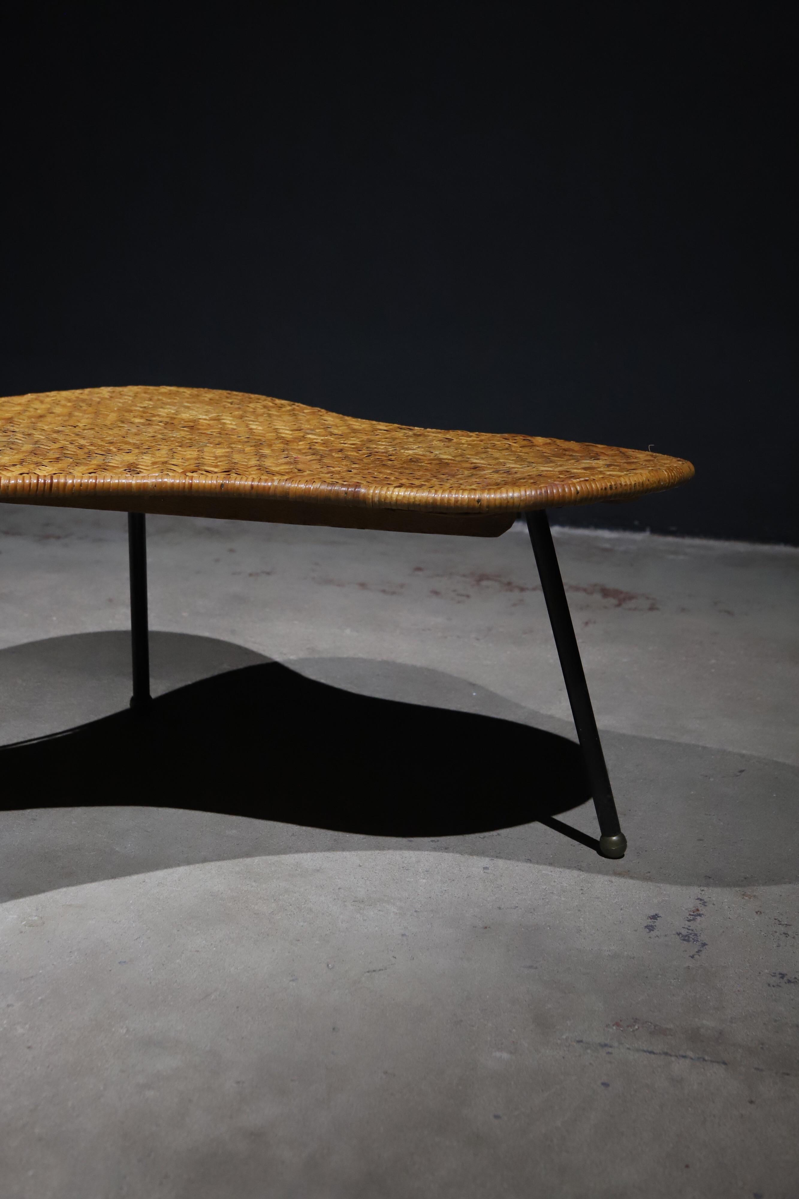 Wicker Biomorphic Cocktail Table 8