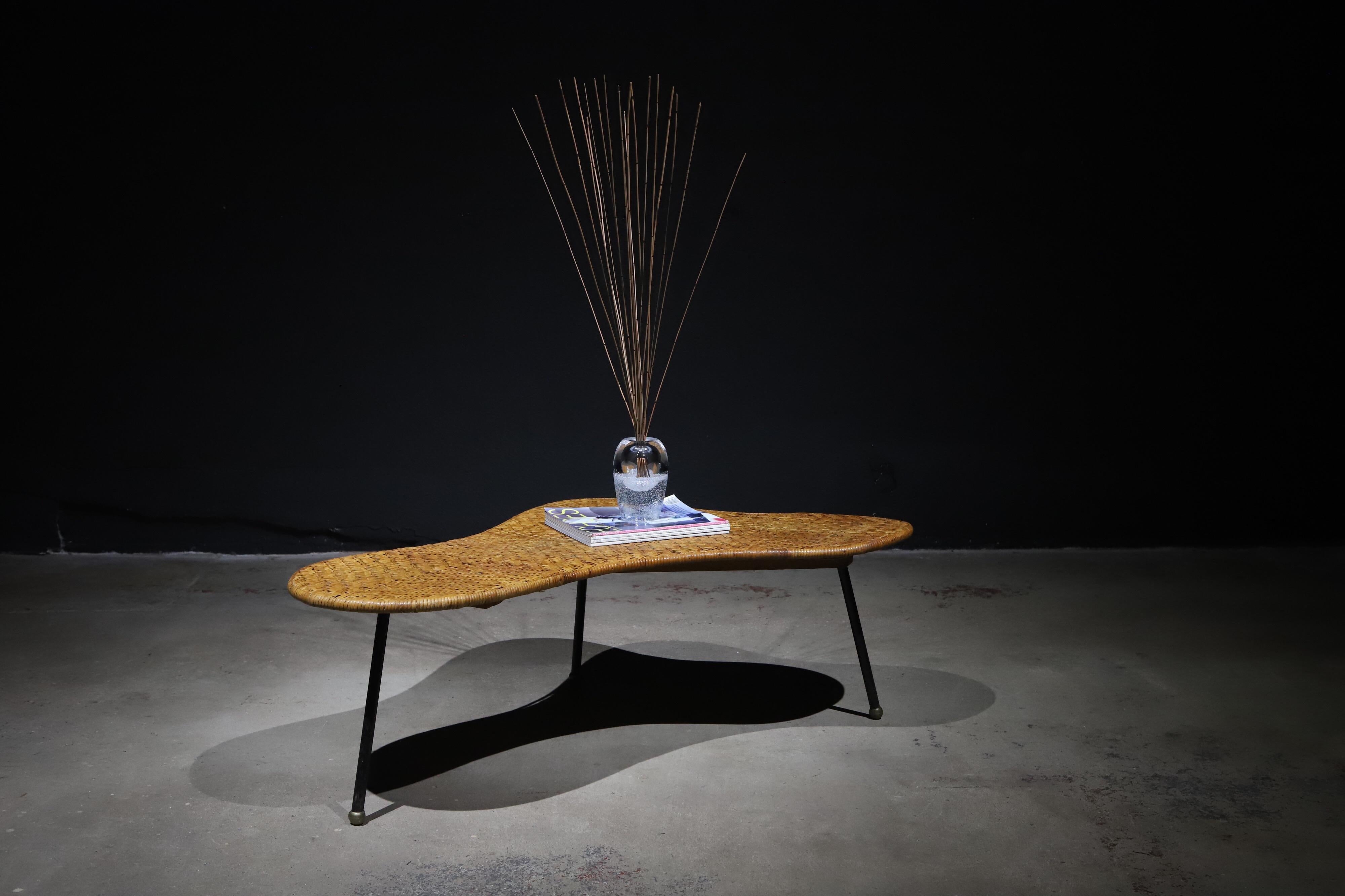 Wicker Biomorphic Cocktail Table 13