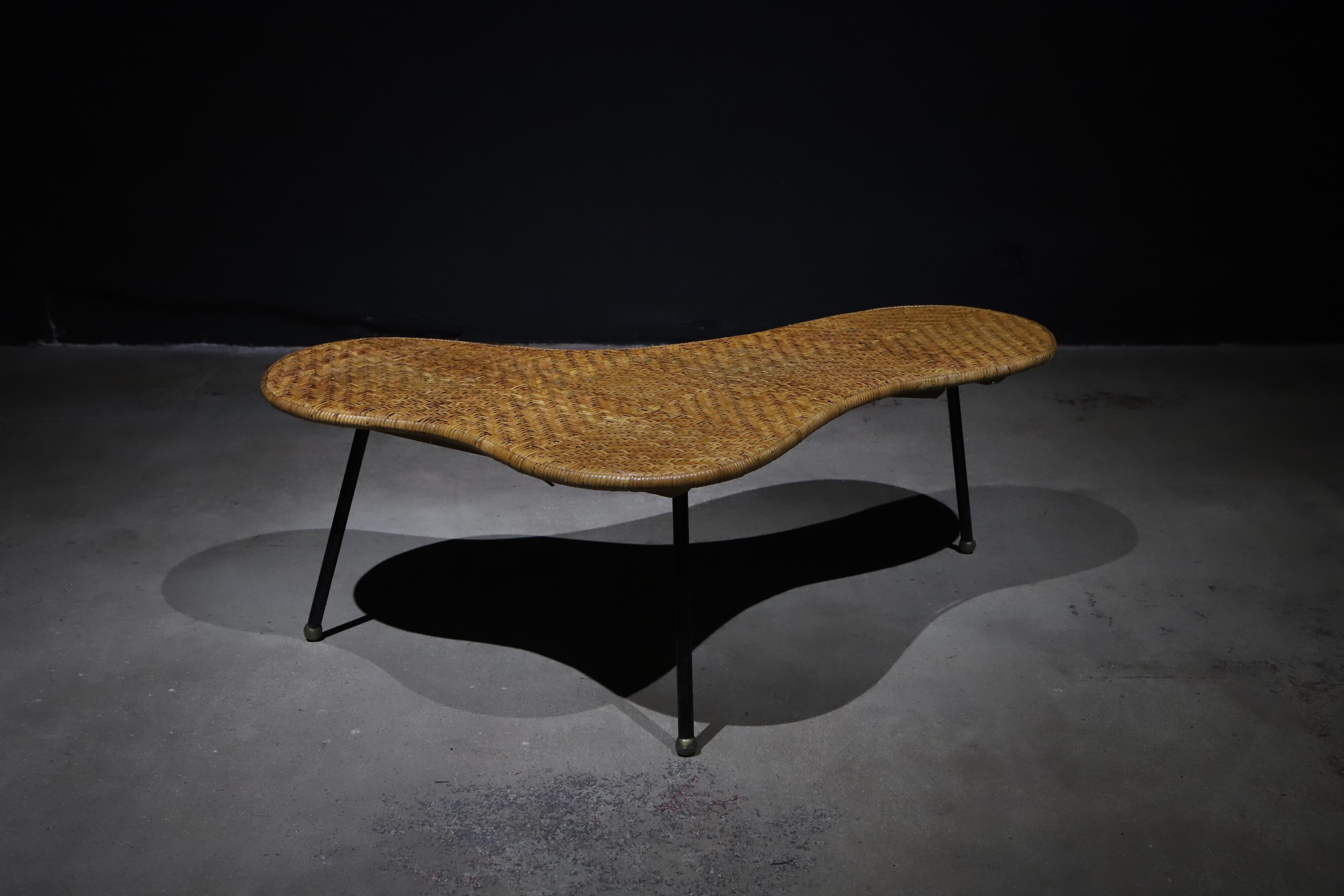 Wicker Biomorphic Cocktail Table 2