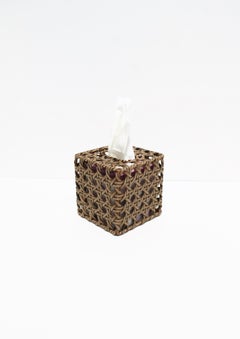 Wicker Cane Tissue Box Abdeckung