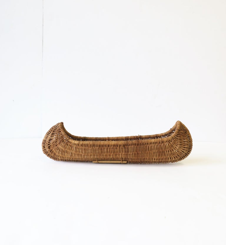 Wicker Canoe Boat For Sale at 1stDibs wicker boat, canoe boat for sale