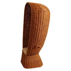 Wicker canopy chair