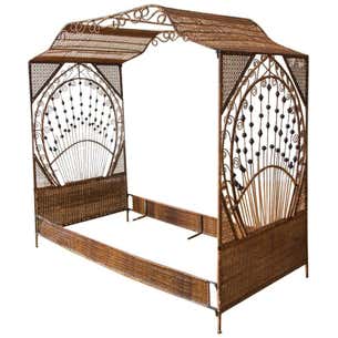 Crosley Furniture Spindler Wicker Daybed