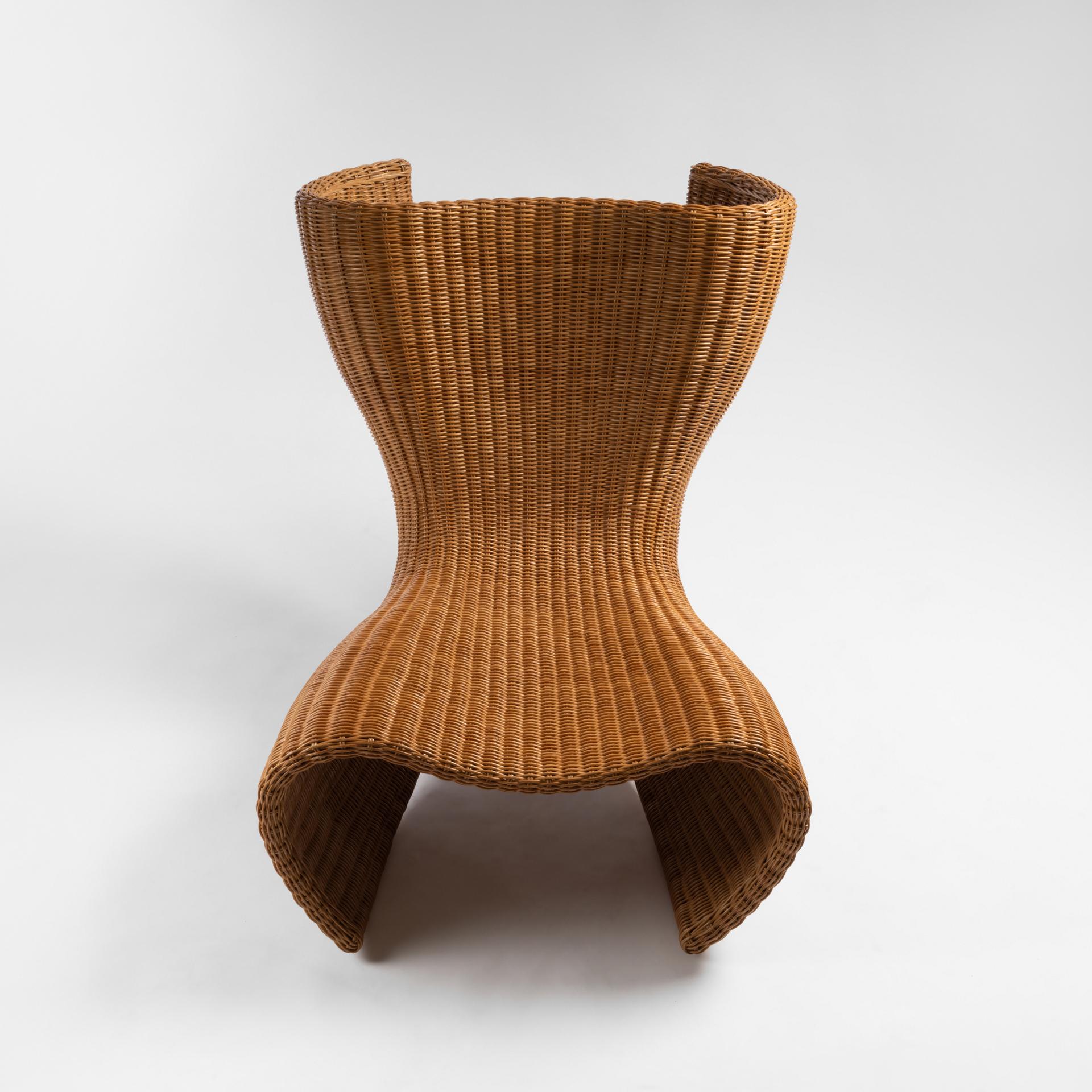 Post-Modern Wicker Chair by Marc Newson For Sale
