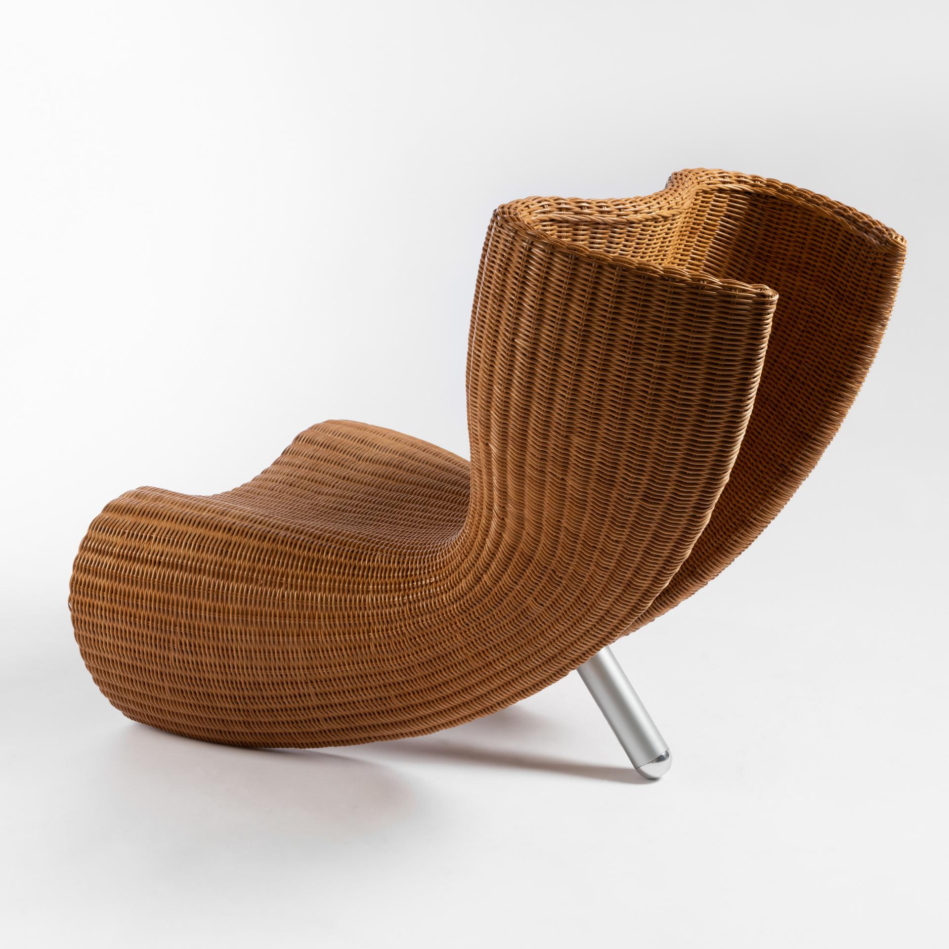 Japanese Wicker Chair by Marc Newson For Sale