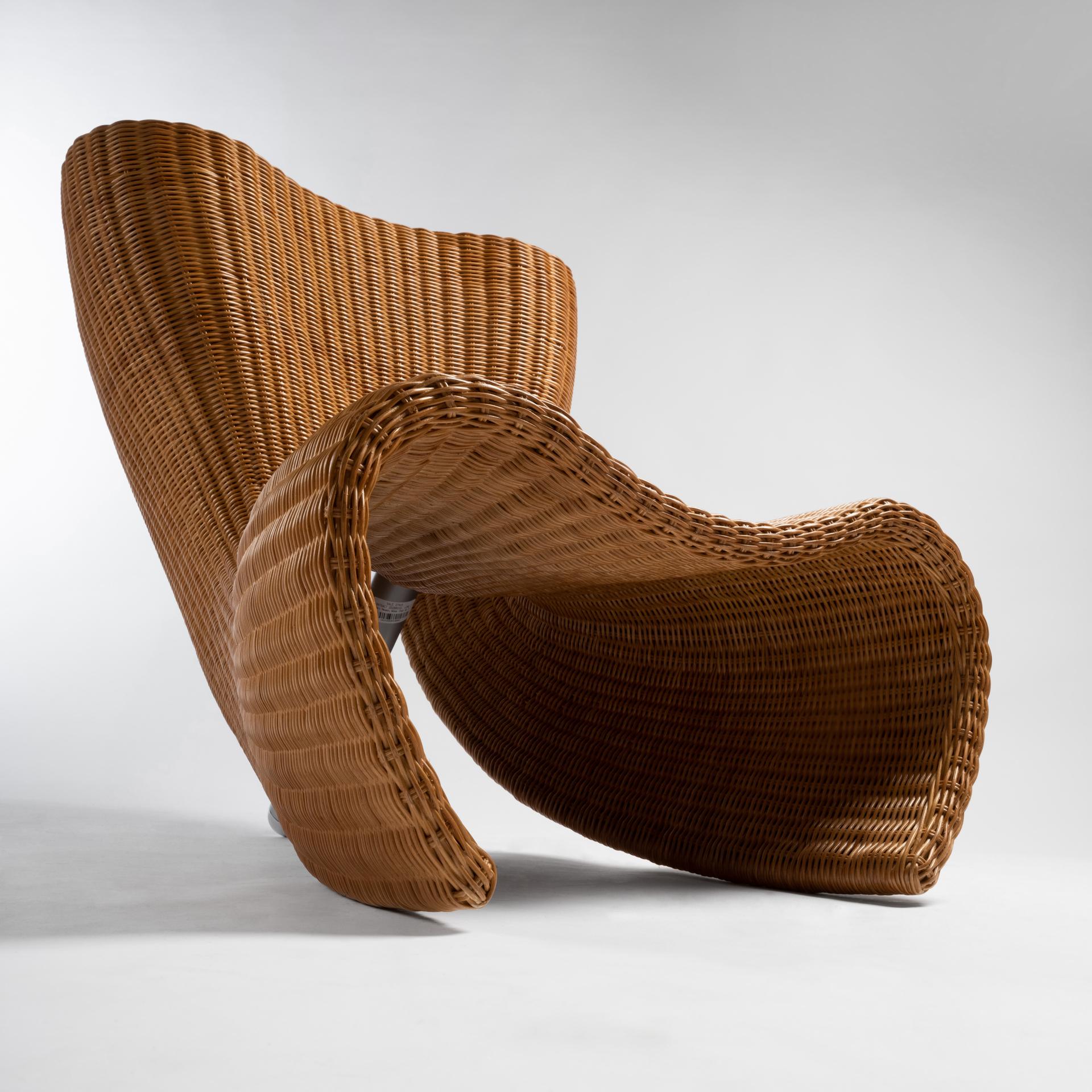 Wicker Chair by Marc Newson In Good Condition For Sale In PARIS, FR