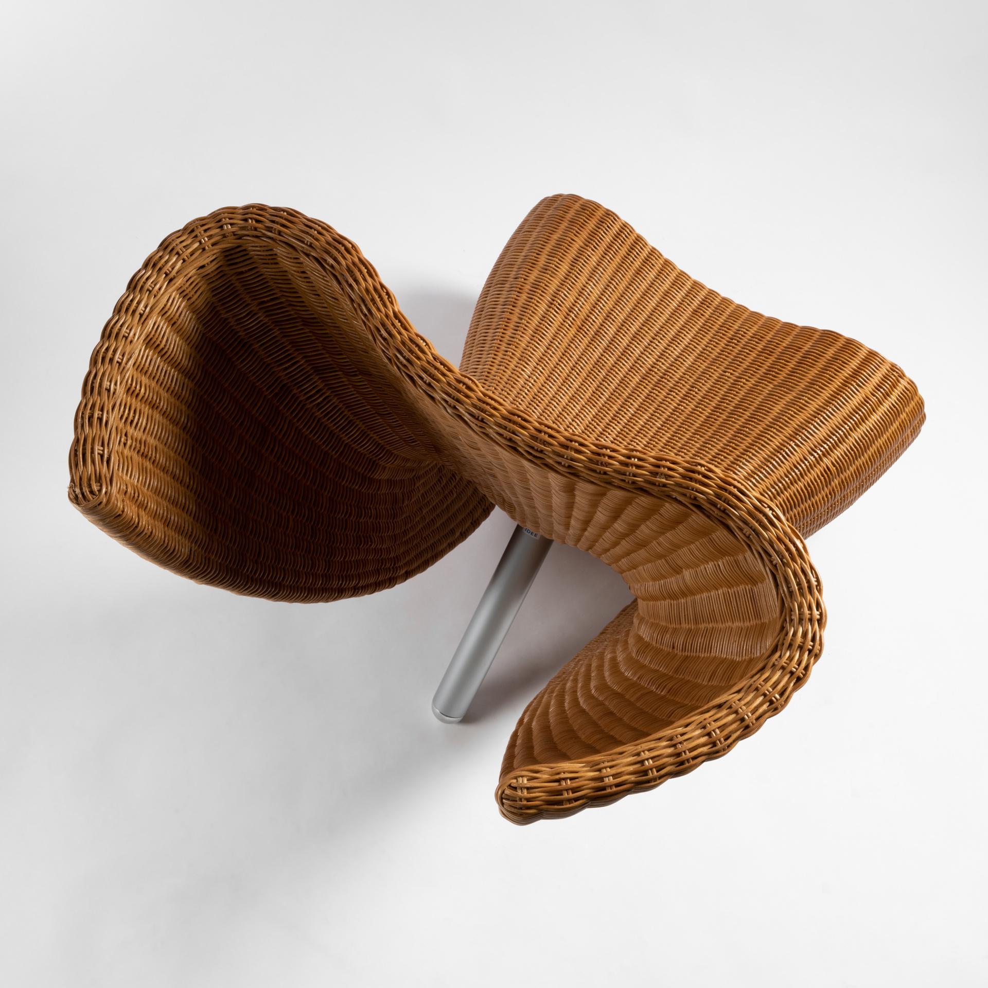Late 20th Century Wicker Chair by Marc Newson For Sale