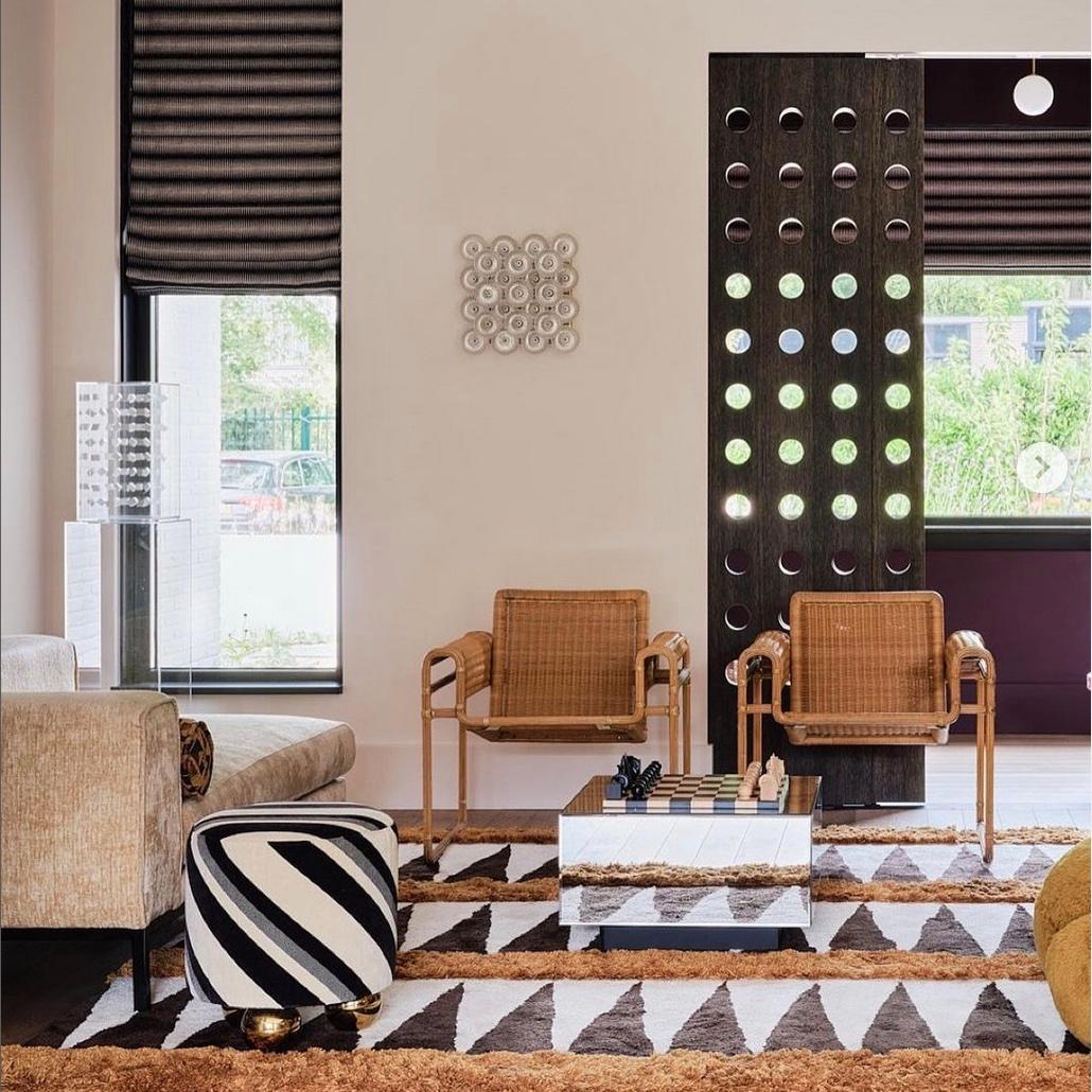 Bauhaus Wicker Chair, Inspired by Marcel Breuer's Wassily Chair, 1970s