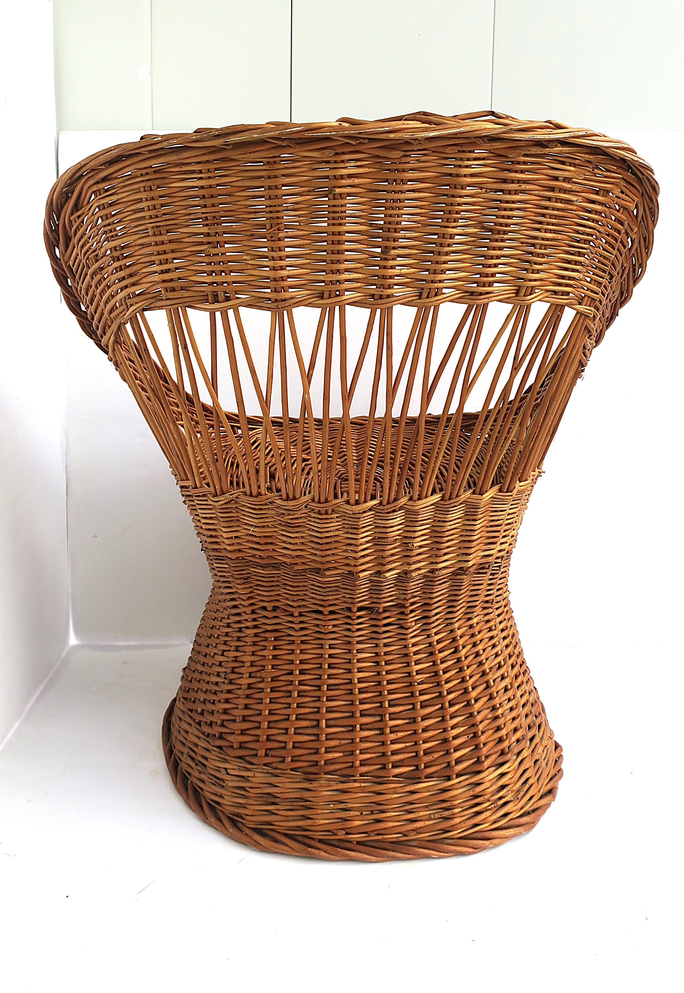 Wicker Chairs, Pair 6