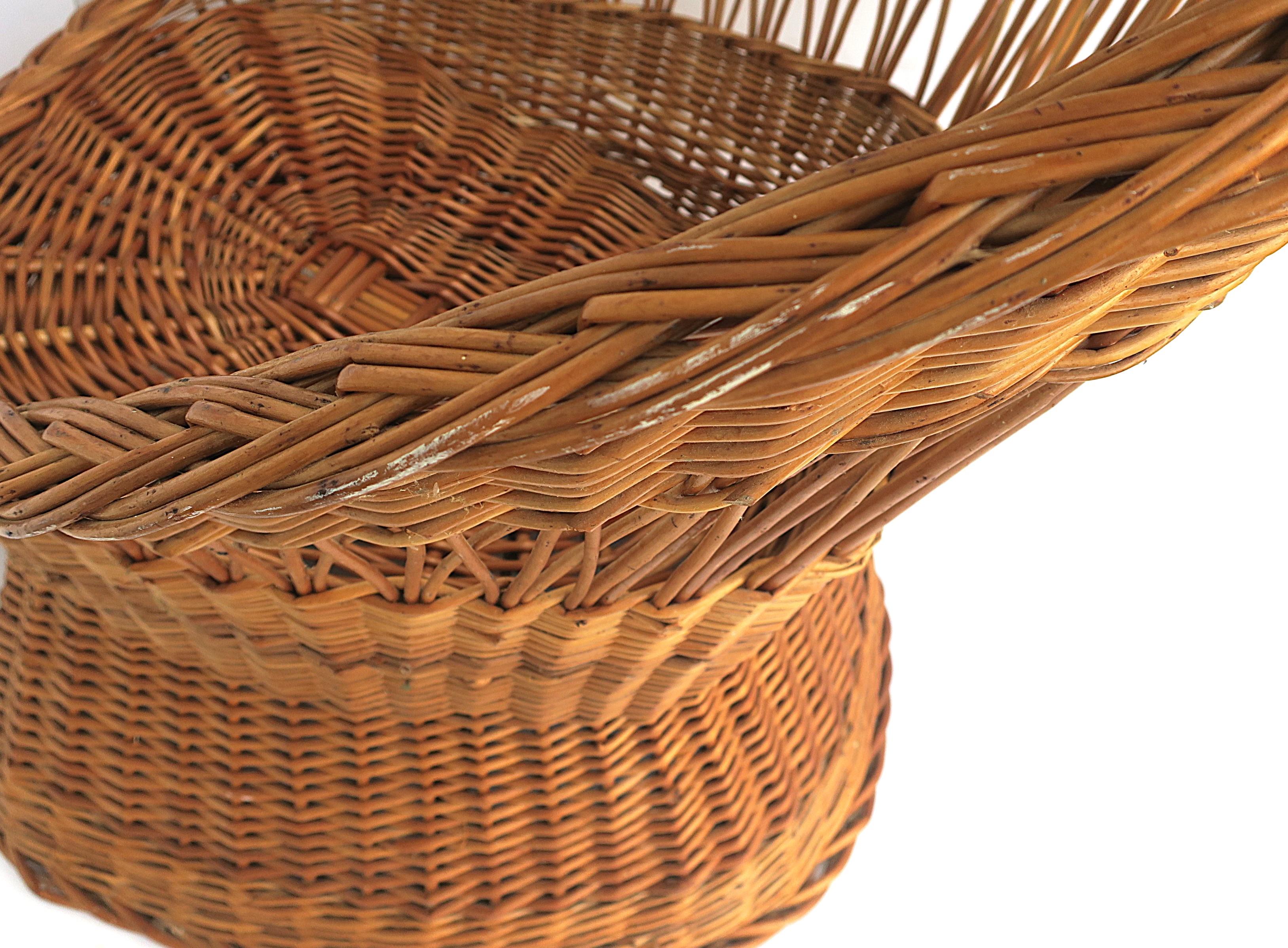 Wicker Chairs, Pair 11