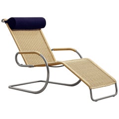 Wicker Chaise Longue ‘F42-1E’ by Mies Van Der Rohe, Designed in the Early 1930s