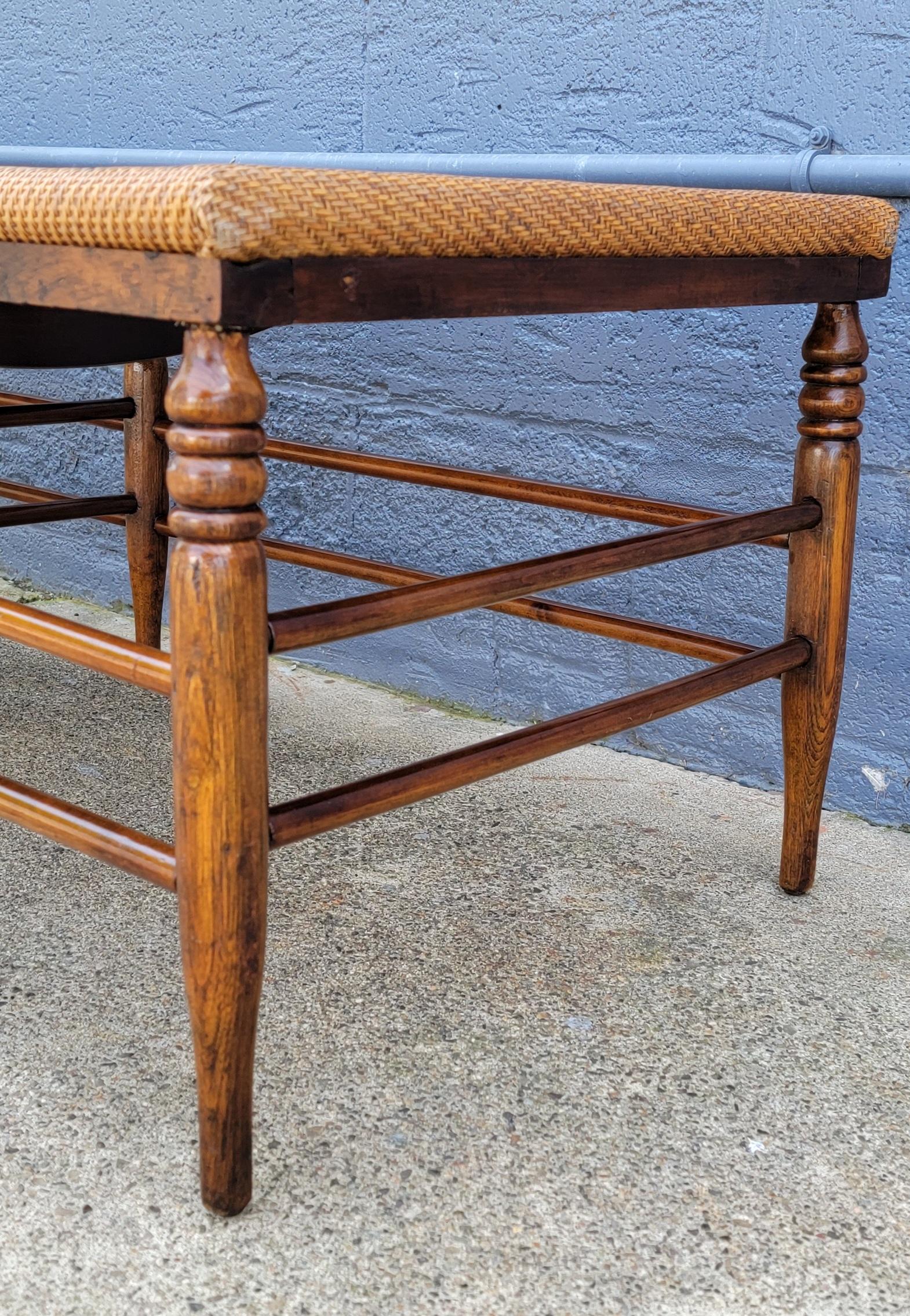 Wicker Chaise Lounge Early 1900's In Fair Condition In Fulton, CA