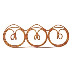 Wicker Coatrack, Italy, 1960s