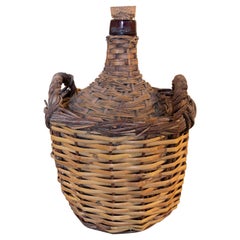 Porte-bouteilles en osier pour le vin